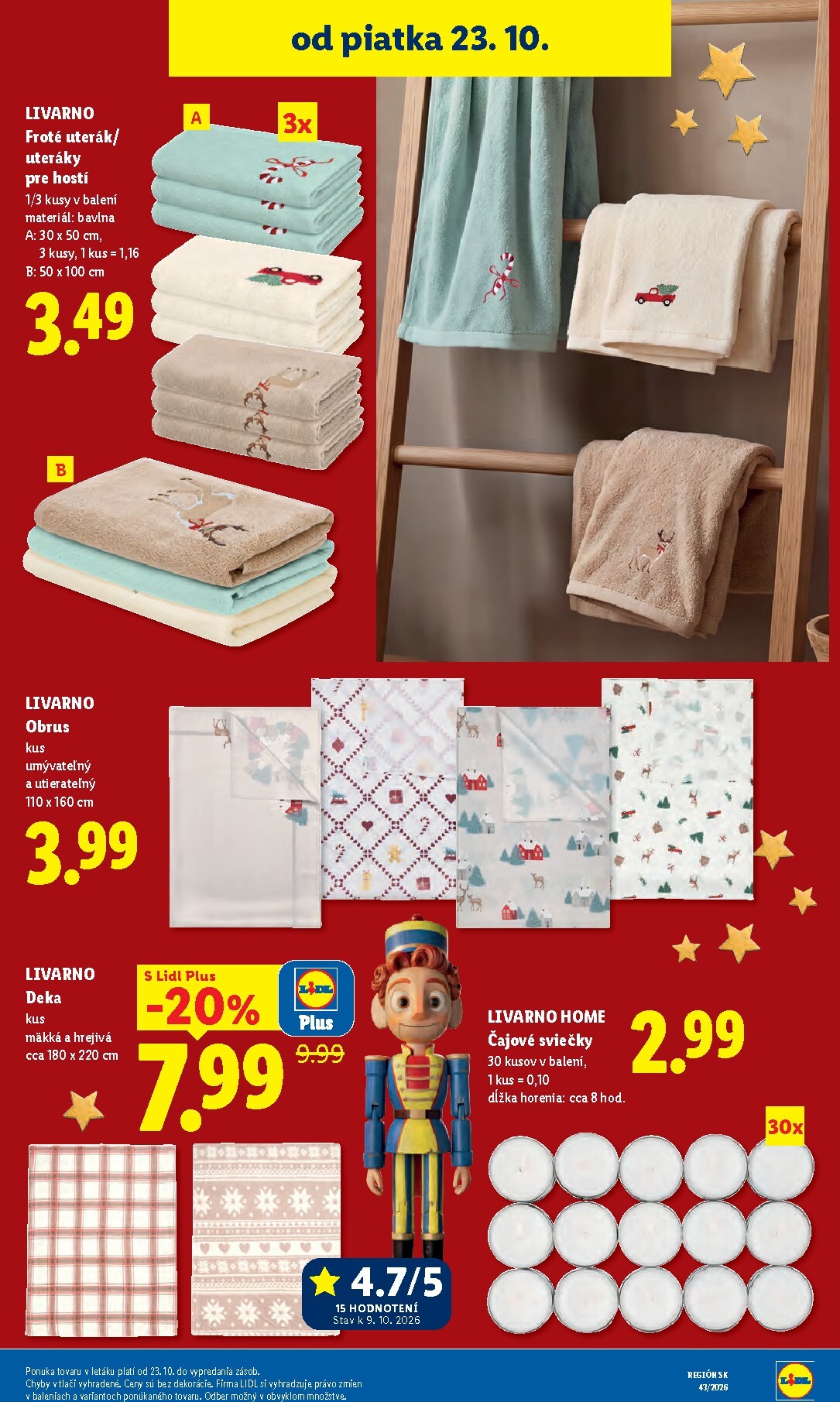 lidl - Nový Lidl leták od pondelka, 19.10.2026 do nedele, 25.10.2026 - page: 113