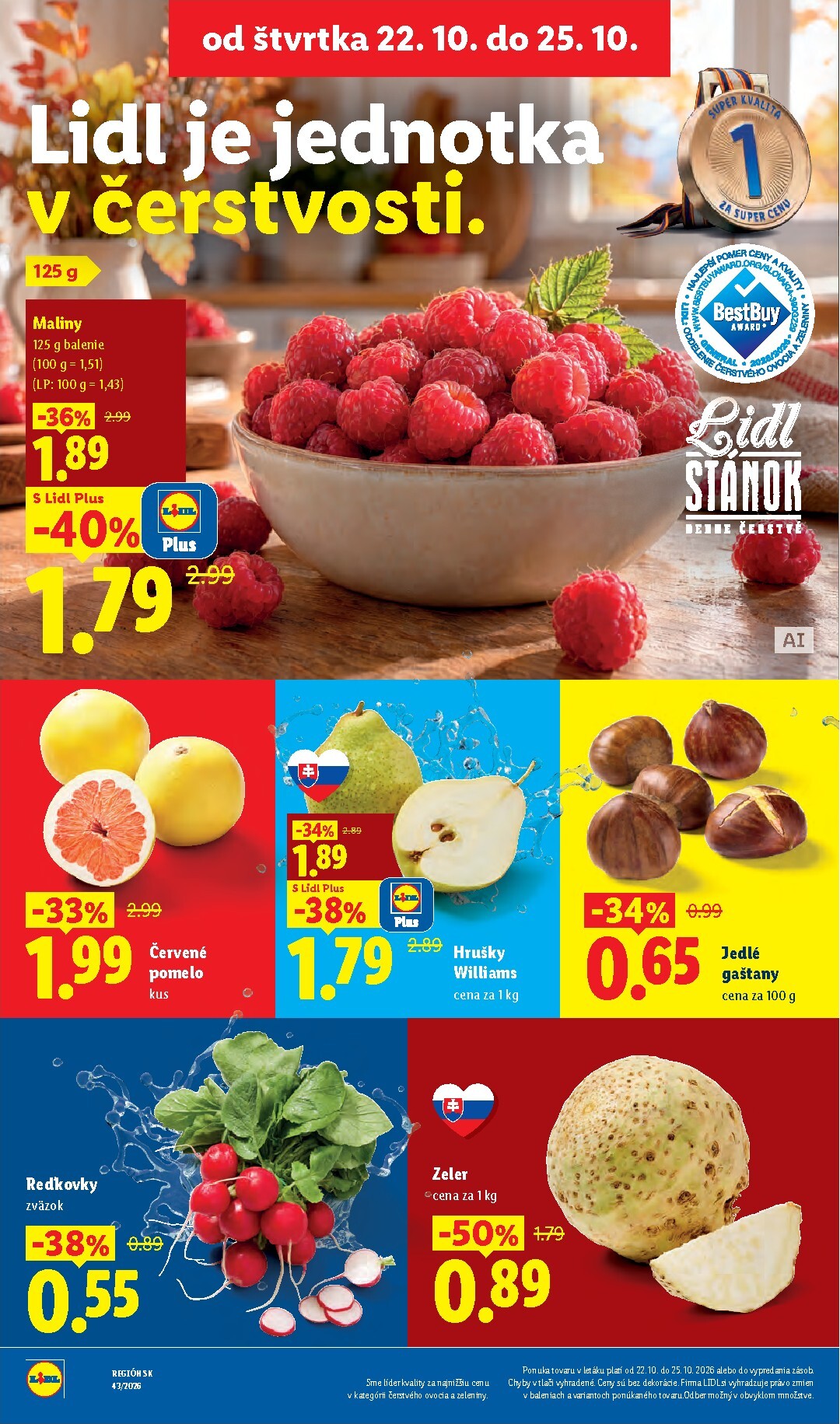 lidl - Aktuálny Lidl leták od pondelka, 19.10.2026 do nedele, 25.10.2026 - page: 76
