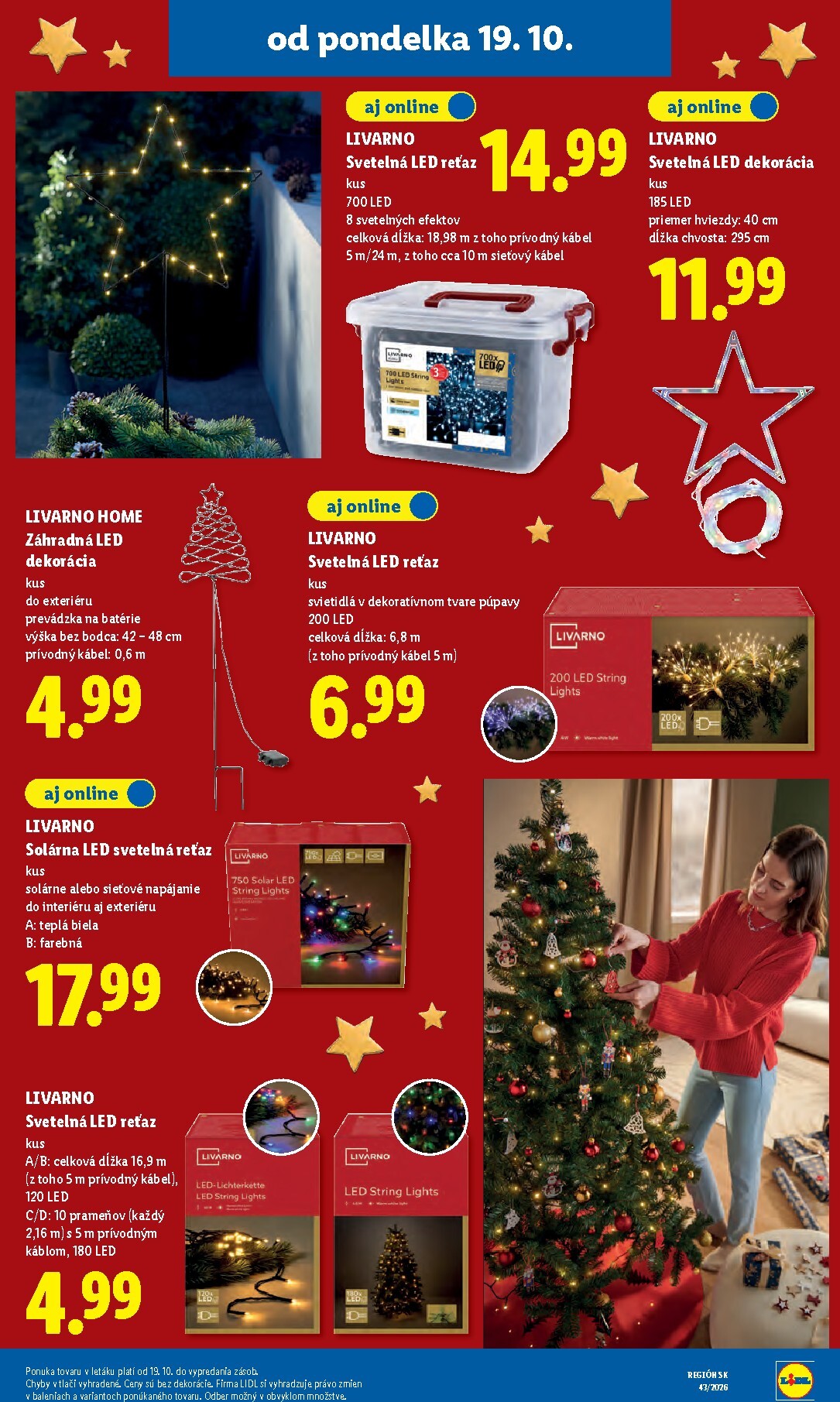 lidl - Aktuálny Lidl leták od pondelka, 19.10.2026 do nedele, 25.10.2026 - page: 70