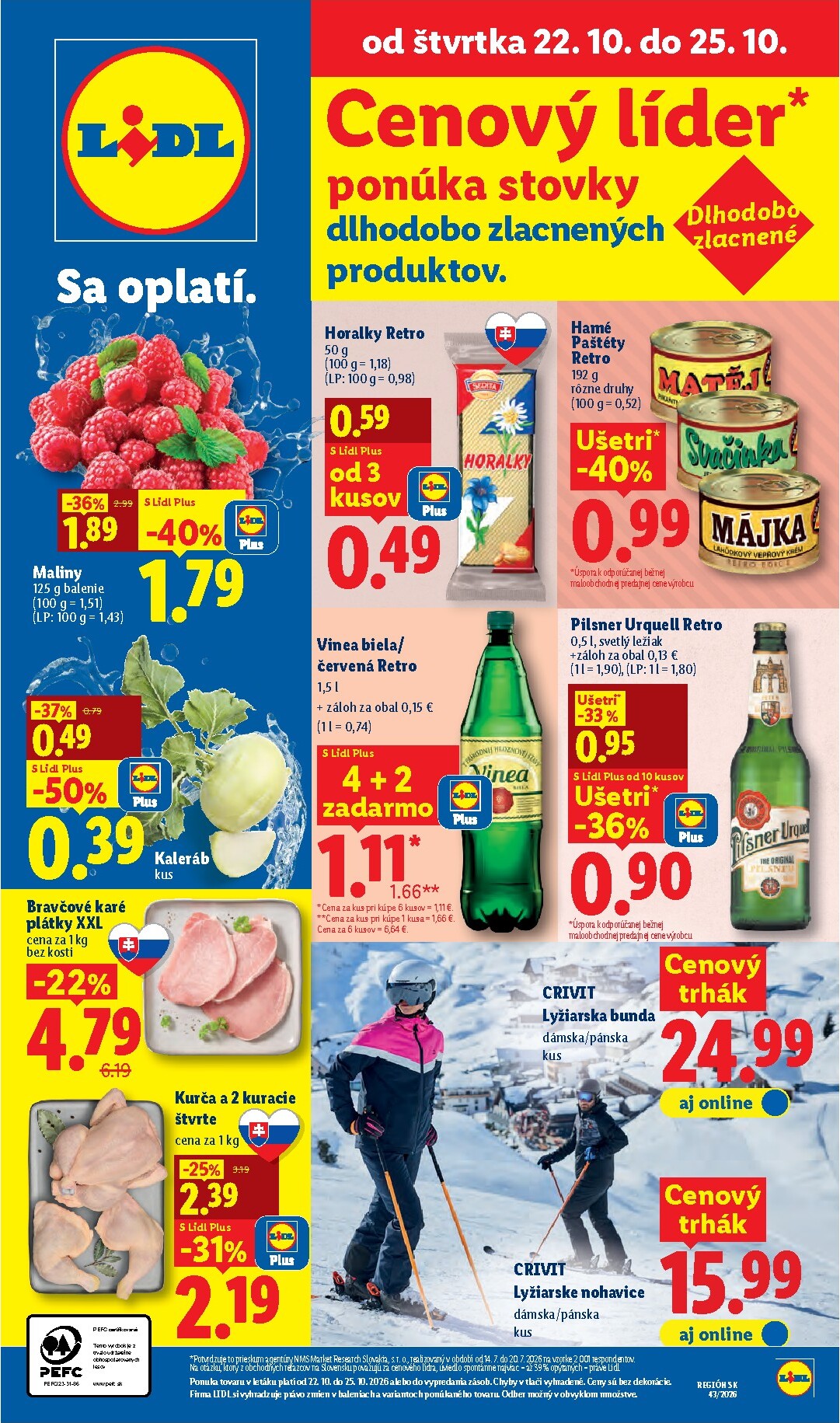 lidl - Aktuálny Lidl leták od pondelka, 19.10.2026 do nedele, 25.10.2026 - page: 74