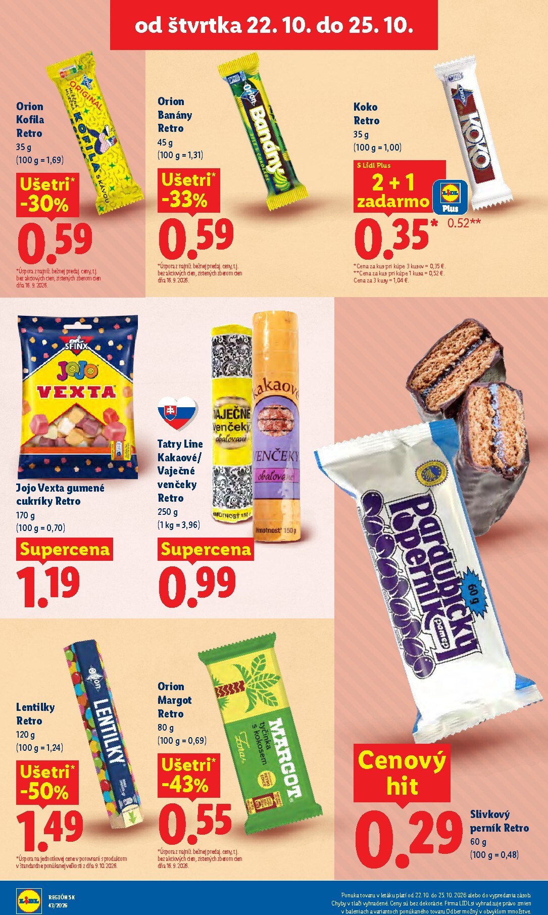 lidl - Aktuálny Lidl leták od pondelka, 19.10.2026 do nedele, 25.10.2026 - page: 83