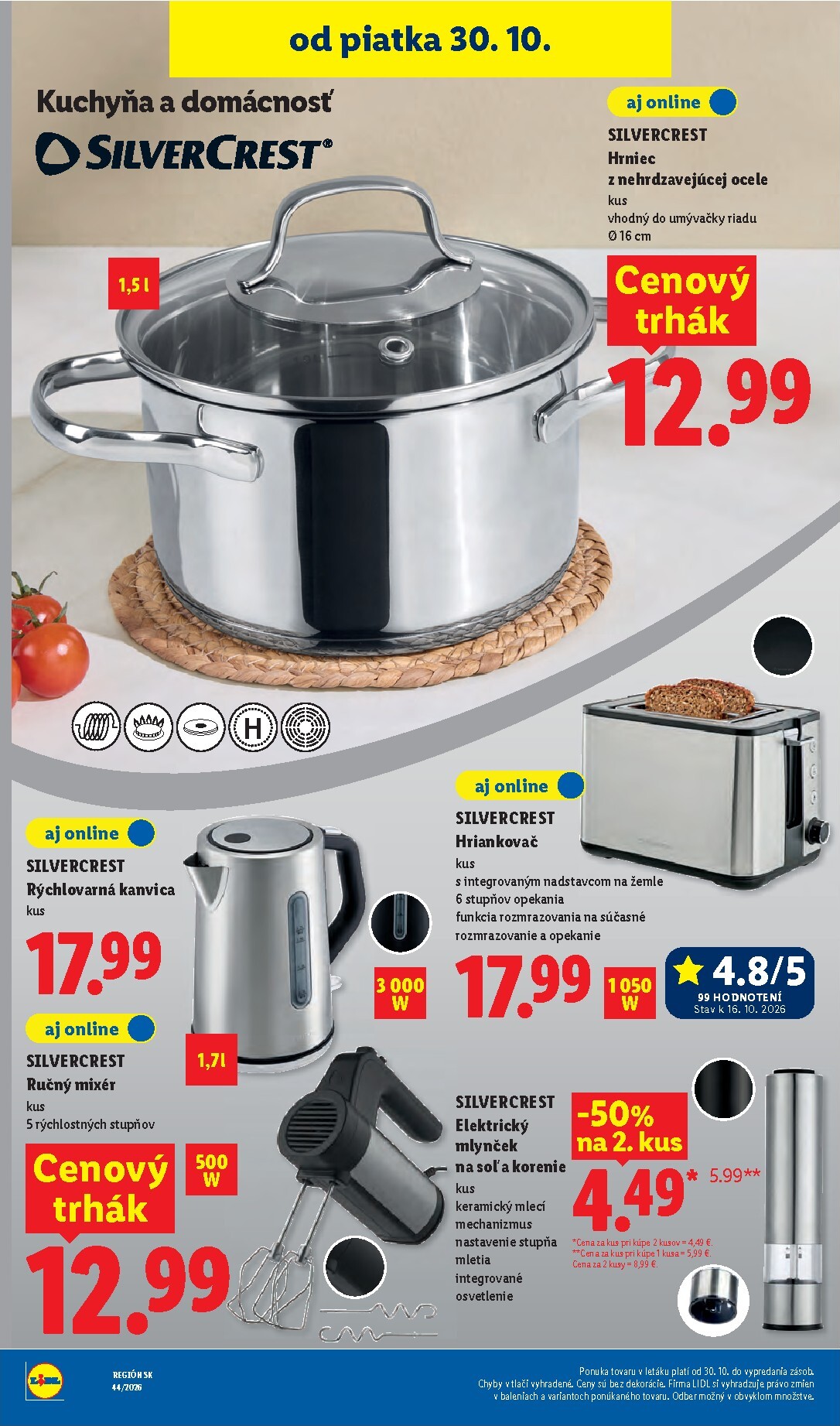 lidl - Nový Lidl leták od pondelka, 26.10.2026 do nedele, 01.11.2026 - page: 99