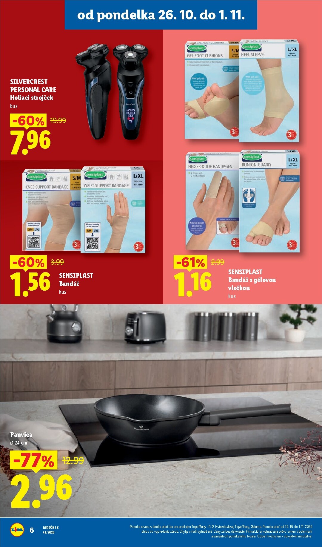 lidl - Nový Lidl - Ešte viac extra akcií leták od pondelka, 26.10.2026 do nedele, 01.11.2026 - page: 6