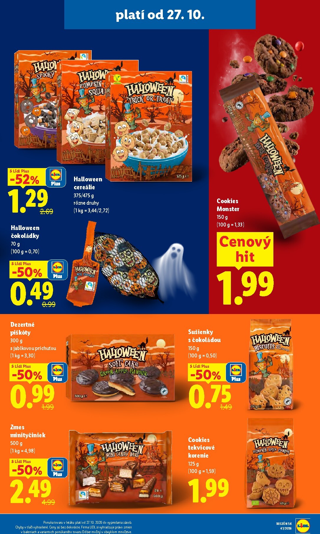 lidl - Aktuálny Lidl leták od pondelka, 26.10.2026 do nedele, 01.11.2026 - page: 50