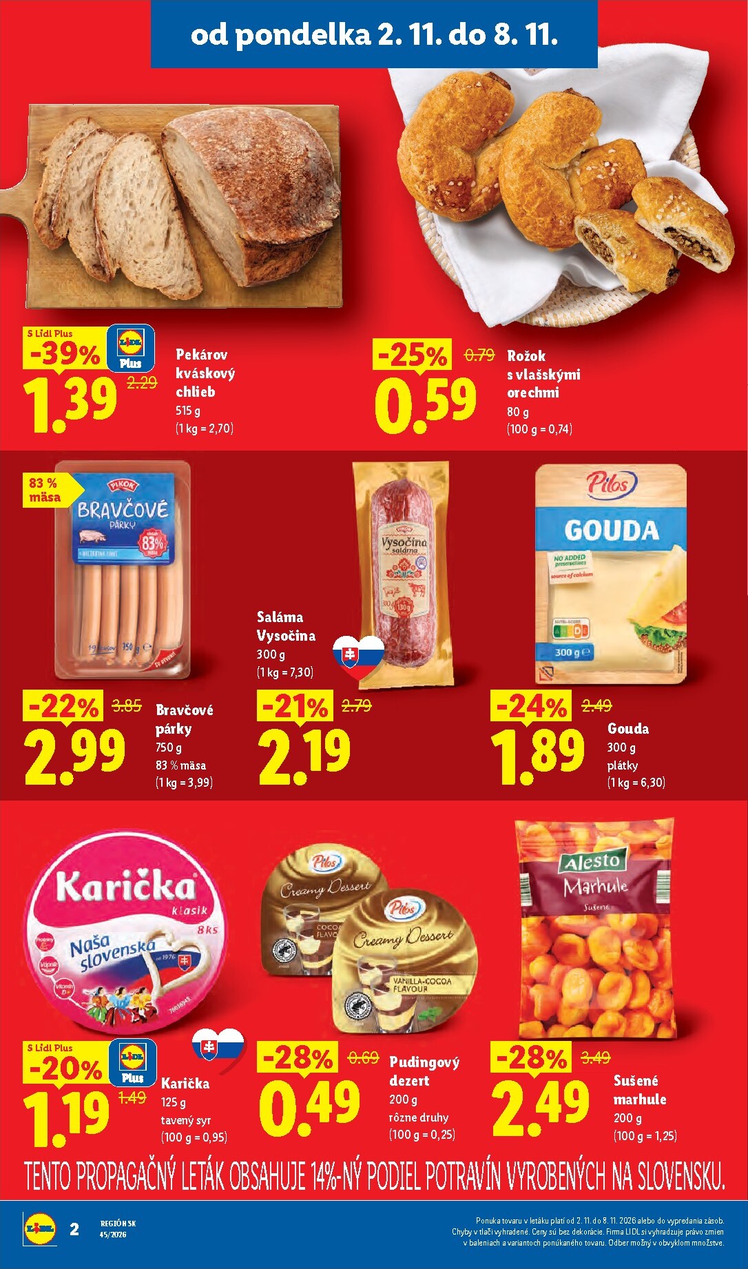 lidl - Nový Lidl - Ešte viac extra akcií leták od pondelka, 02.11.2026 do nedele, 08.11.2026 - page: 2