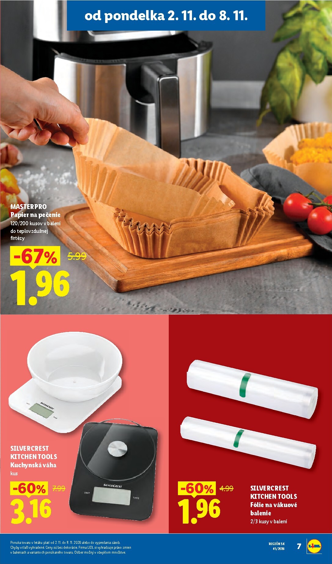 lidl - Nový Lidl - Ešte viac extra akcií leták od pondelka, 02.11.2026 do nedele, 08.11.2026 - page: 7