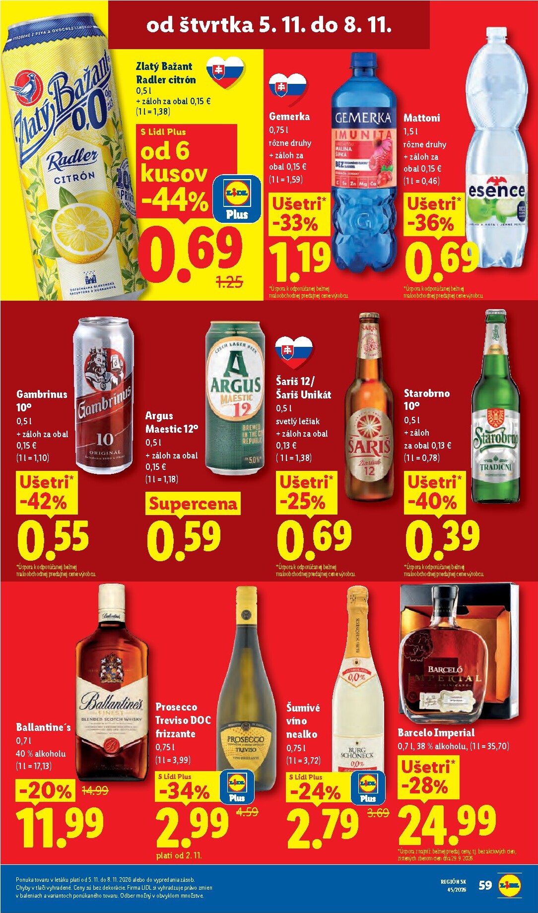 lidl - Nový Lidl leták od pondelka, 02.11.2026 do nedele, 08.11.2026 - page: 84