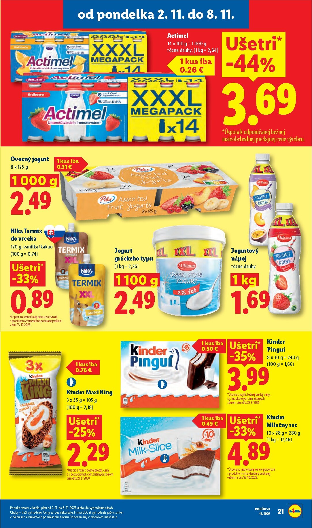 lidl - Nový Lidl leták od pondelka, 02.11.2026 do nedele, 08.11.2026 - page: 34
