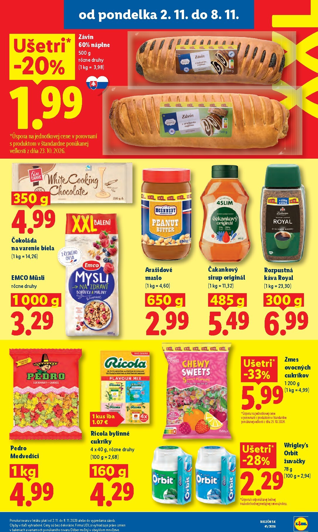lidl - Nový Lidl leták od pondelka, 02.11.2026 do nedele, 08.11.2026 - page: 44