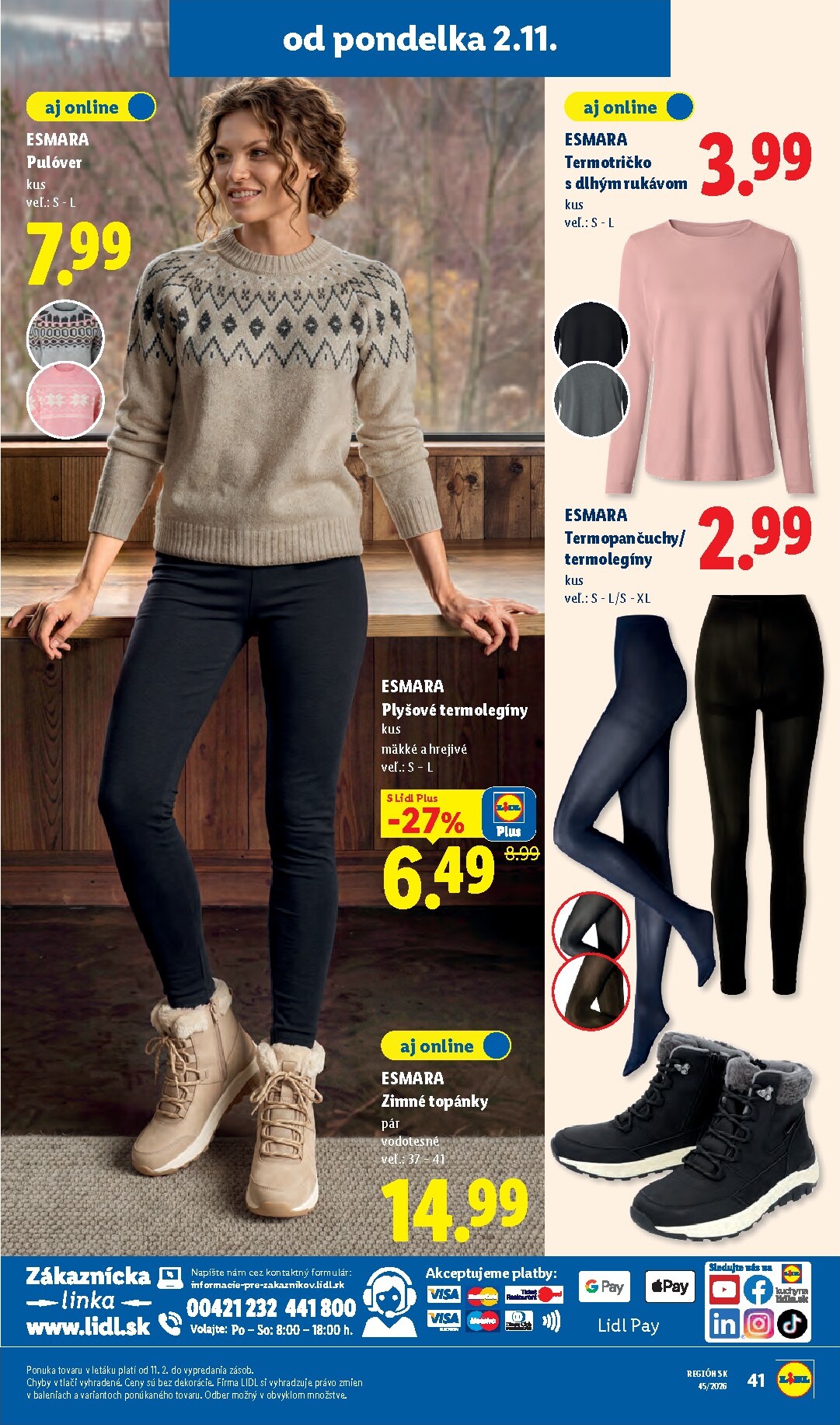 lidl - Nový Lidl leták od pondelka, 02.11.2026 do nedele, 08.11.2026 - page: 63
