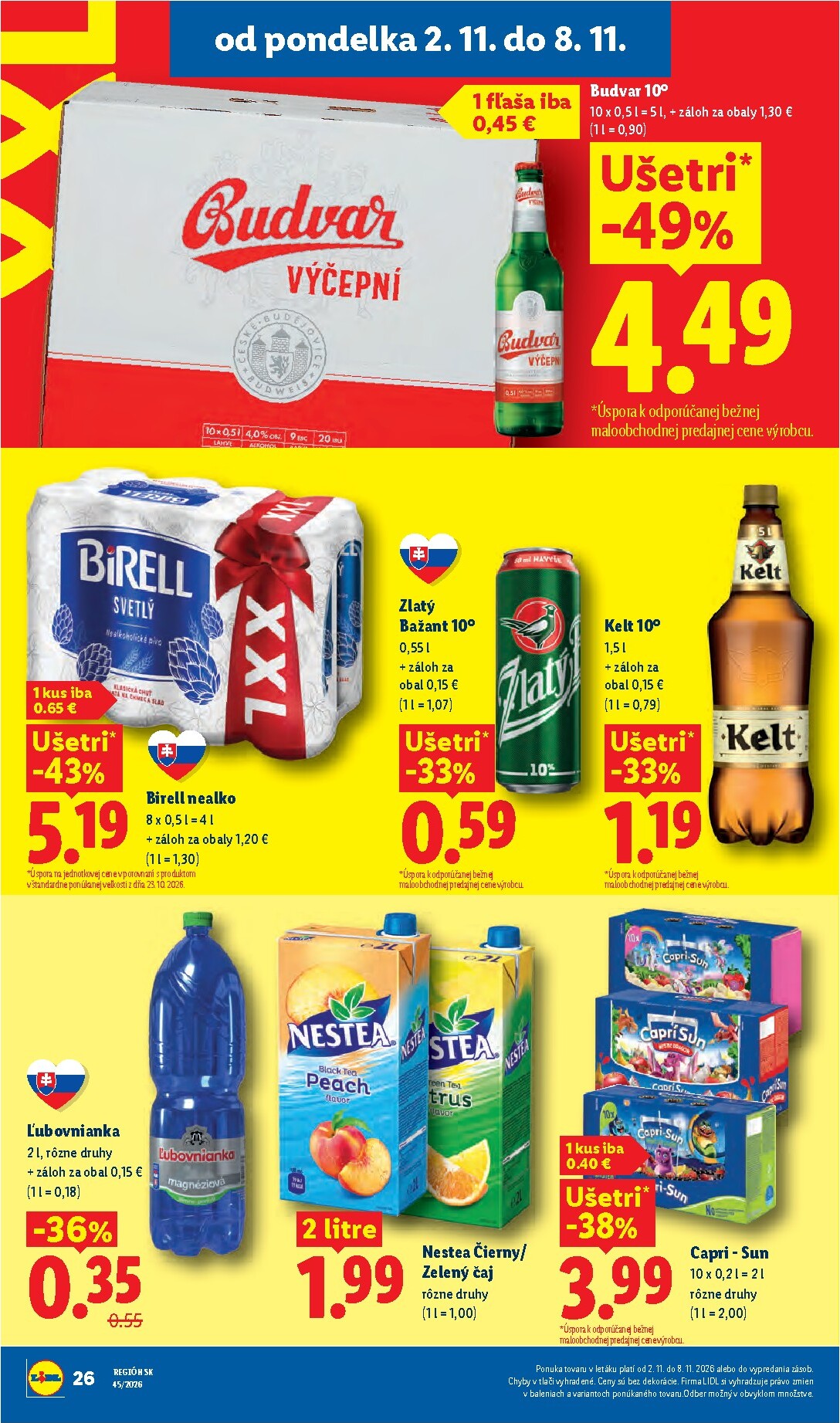 lidl - Nový Lidl leták od pondelka, 02.11.2026 do nedele, 08.11.2026 - page: 42