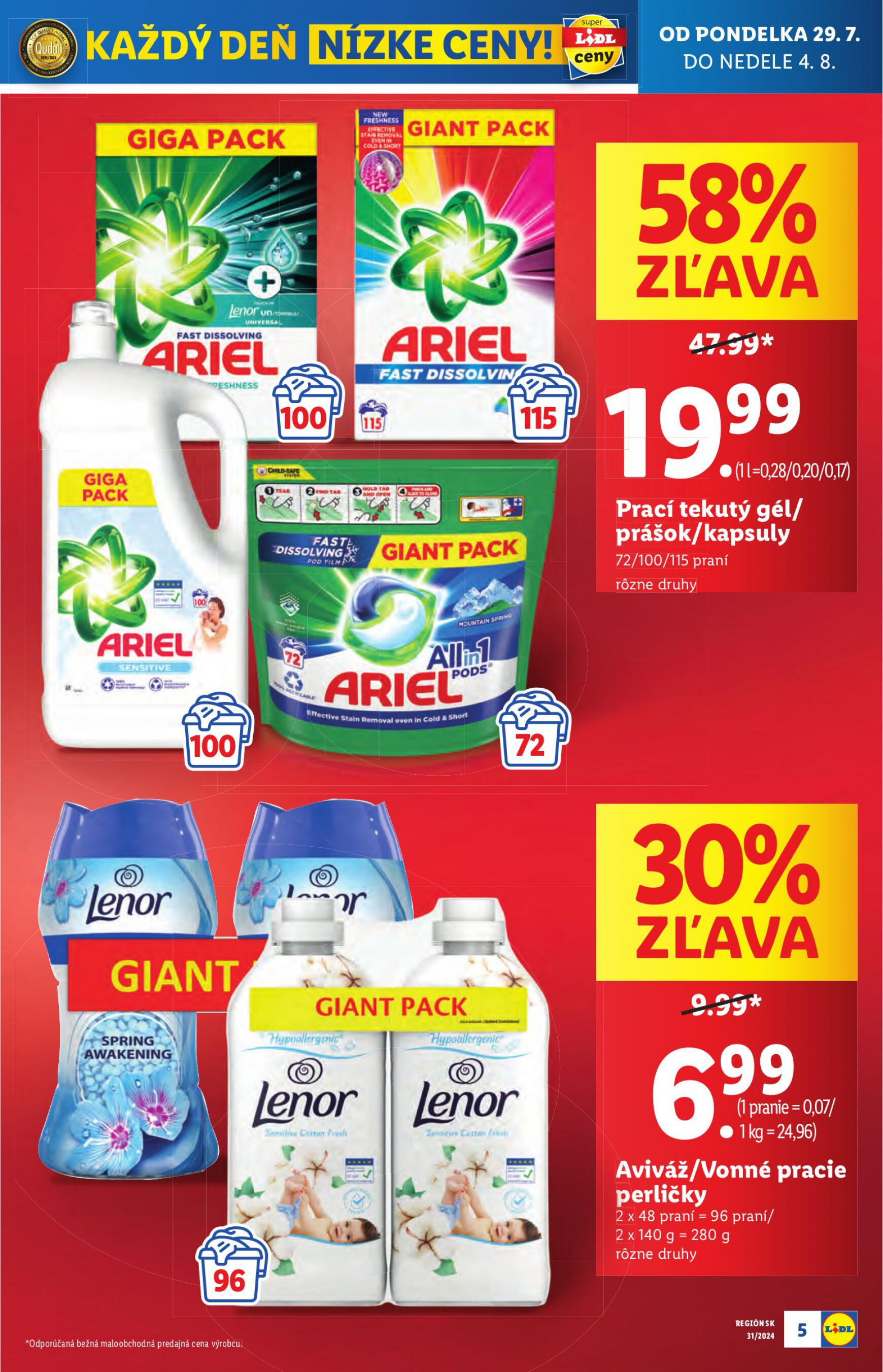 lidl - Lidl leták platný od 29.07. - 04.08. - page: 5