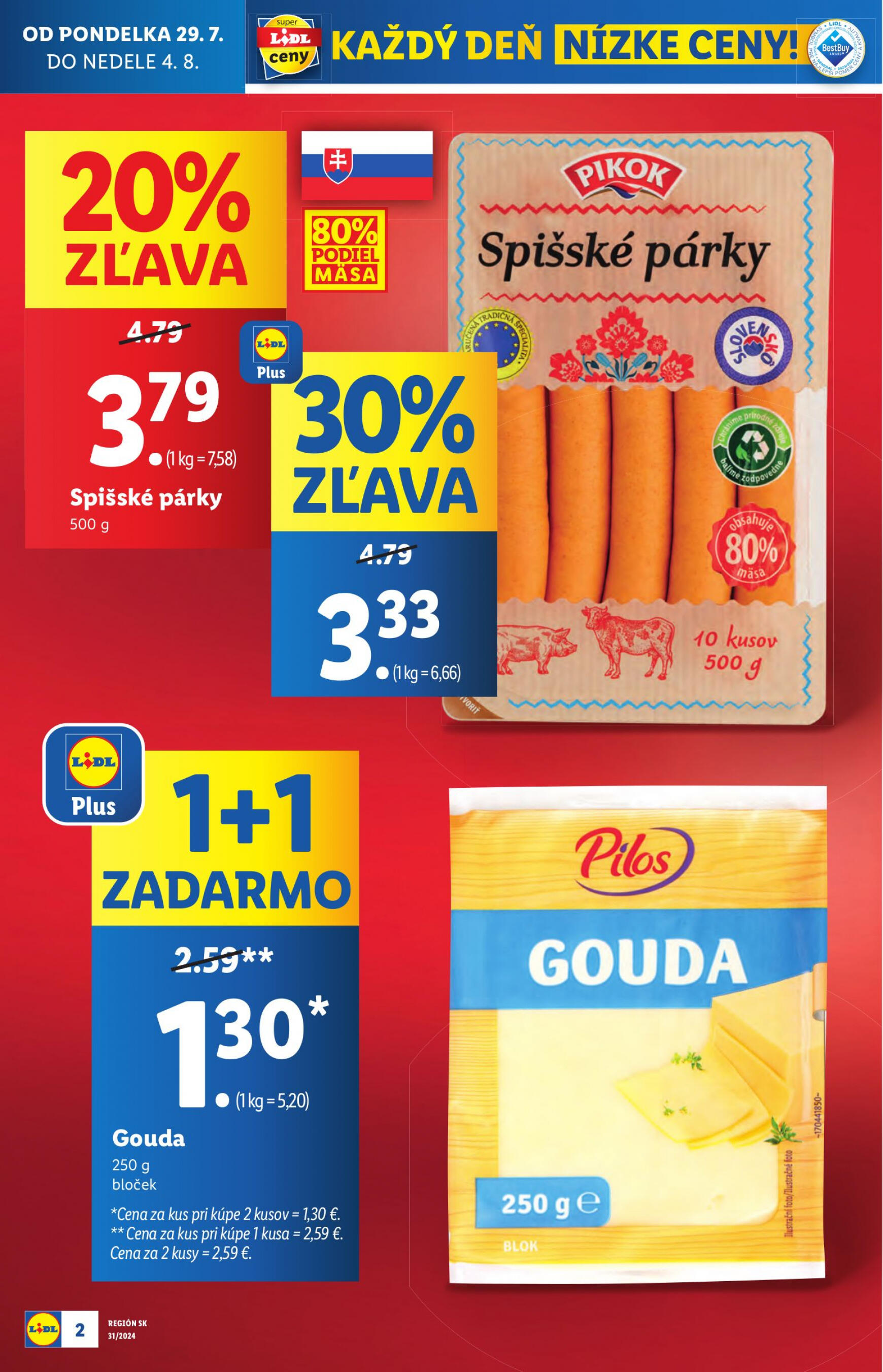 lidl - Lidl leták platný od 29.07. - 04.08. - page: 2