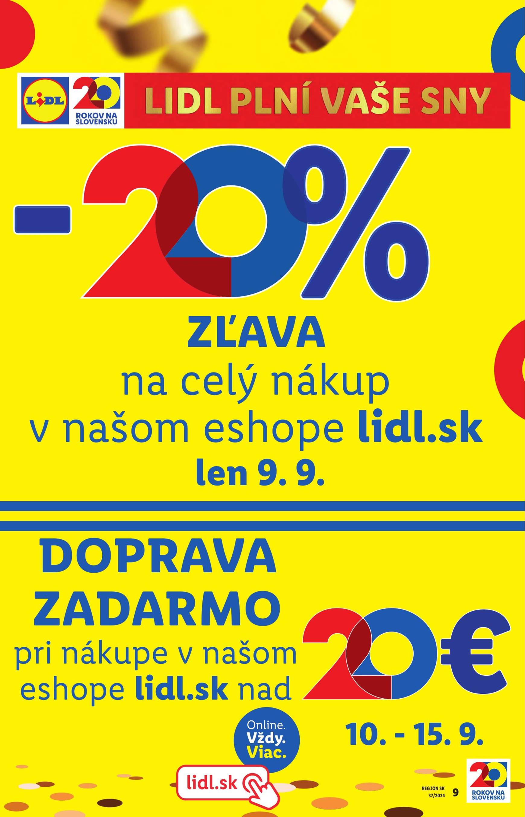 lidl - Lidl - Spotrebný tovar leták platný od 09.09. - 14.09. - page: 9