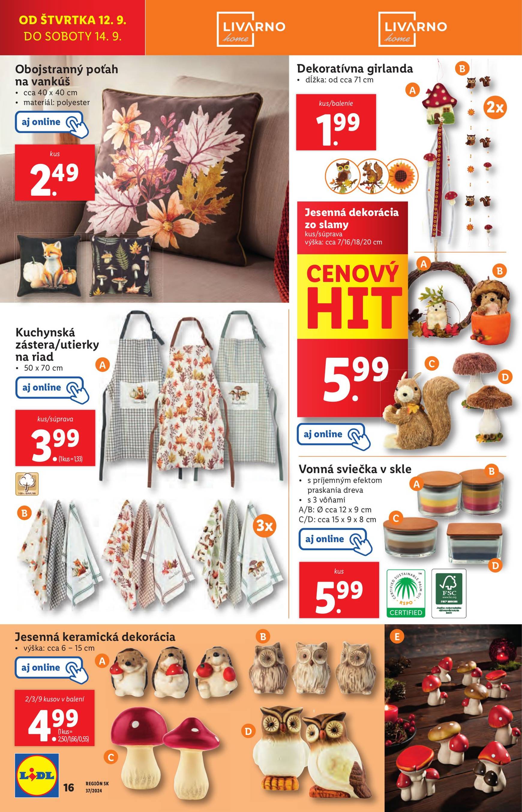 lidl - Lidl - Spotrebný tovar leták platný od 09.09. - 14.09. - page: 16