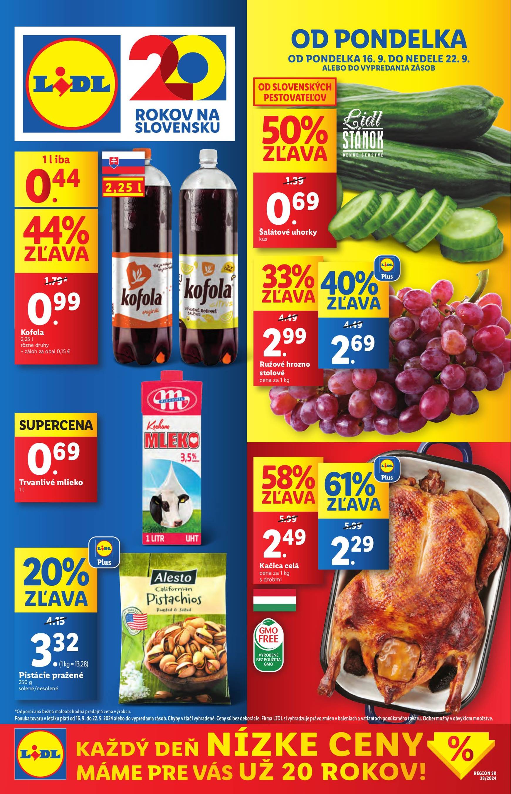 lidl - Lidl leták platný od 16.09. - 22.09.