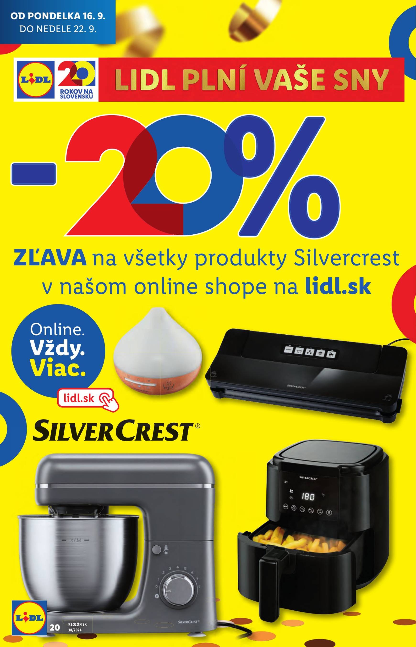 lidl - Lidl - Spotrebný tovar leták platný od 16.09. - 22.09. - page: 20