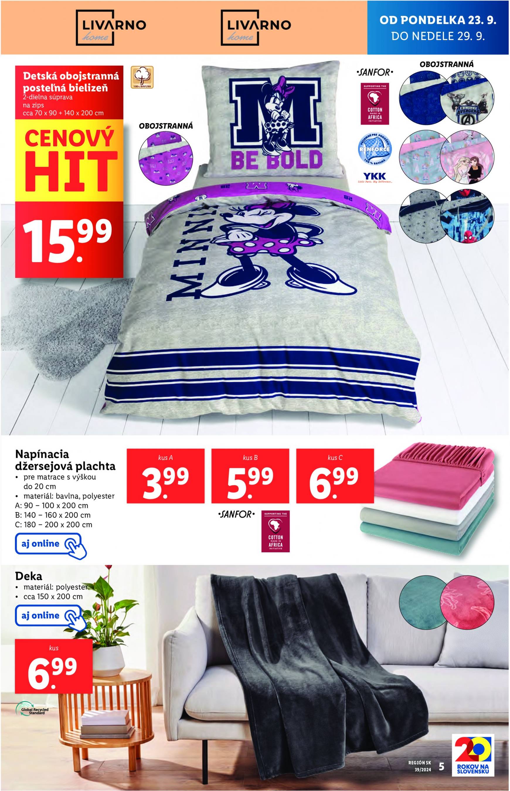 lidl - Lidl - Spotrebný tovar leták platný od 23.09. - 29.09. - page: 5