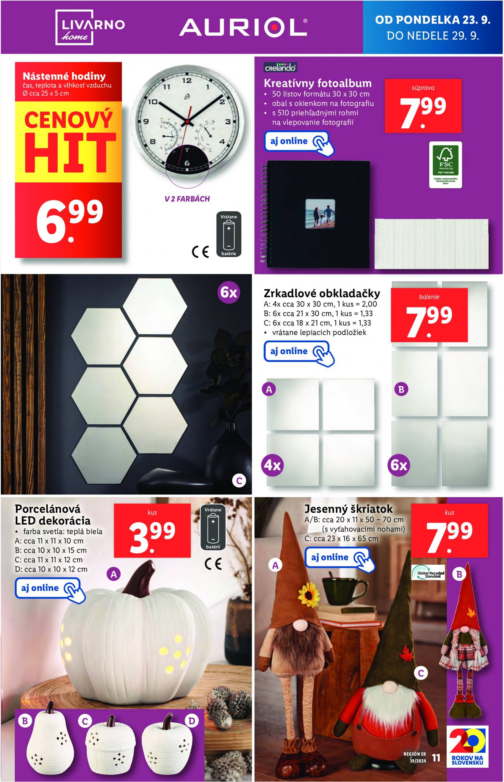 lidl - Lidl - Spotrebný tovar leták platný od 23.09. - 29.09. - page: 11