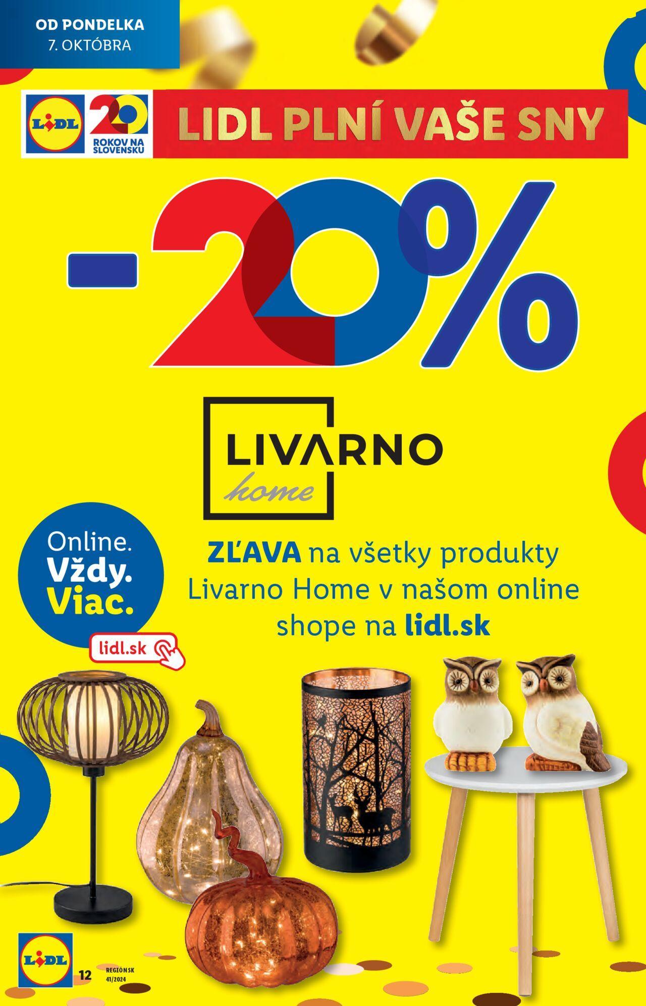 lidl - Lidl spotrebný tovar 07.10.2024 - 13.10.2024 - page: 12