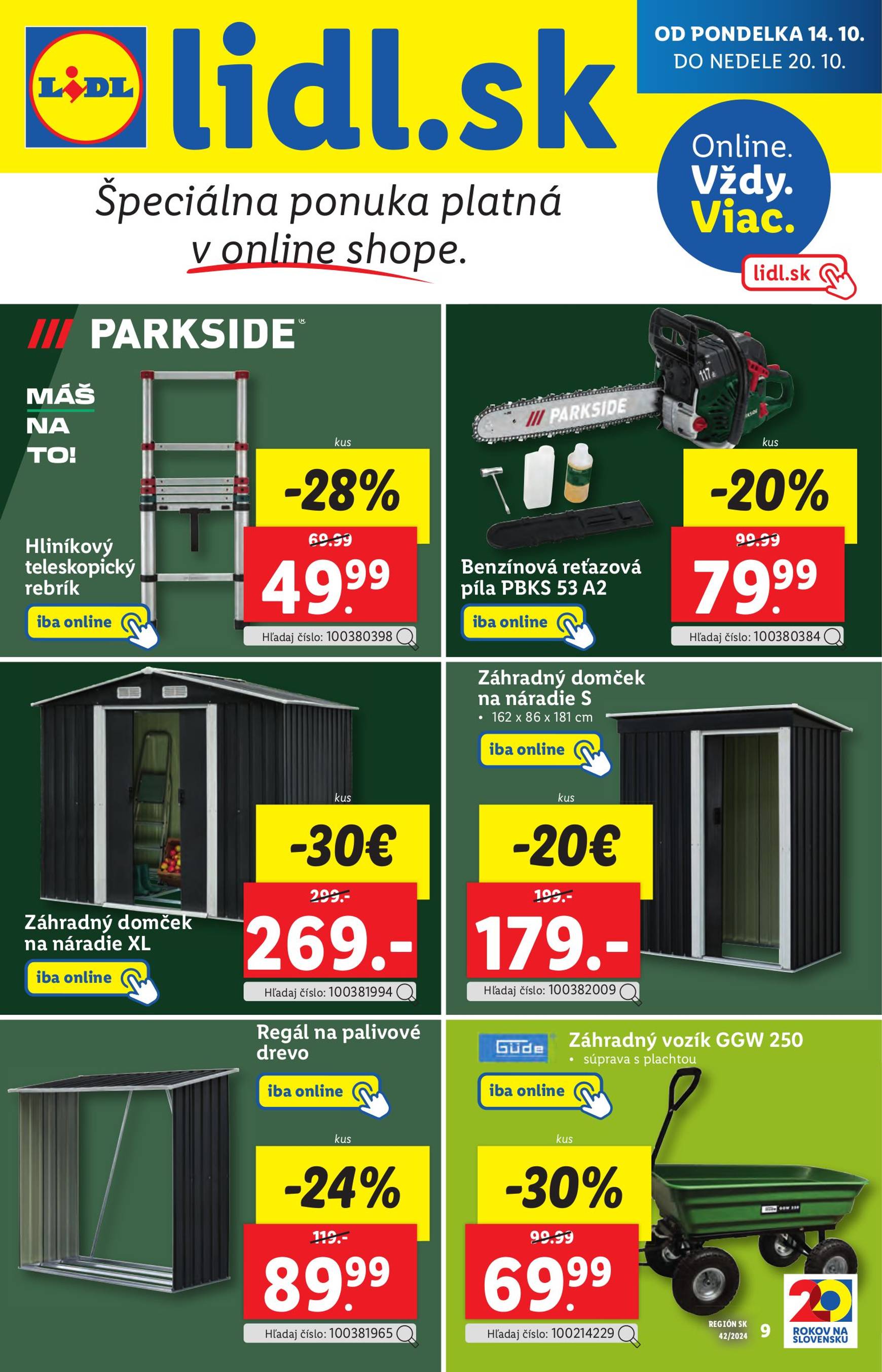 lidl - Lidl - Spotrebný tovar leták platný od 14.10. - 20.10. - page: 9