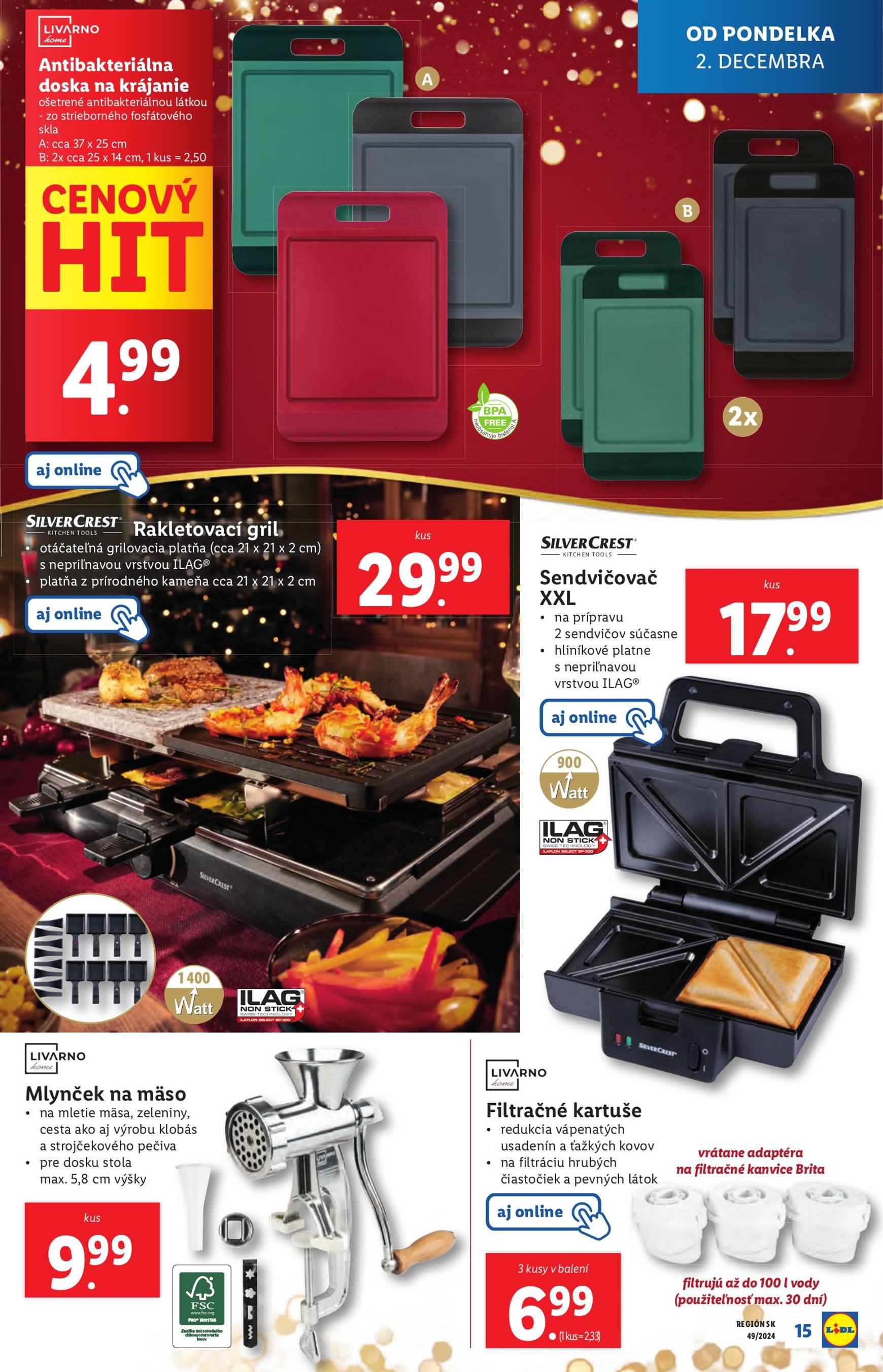 lidl - Lidl - Spotrebný tovar leták platný od 02.12. - 08.12. - page: 15