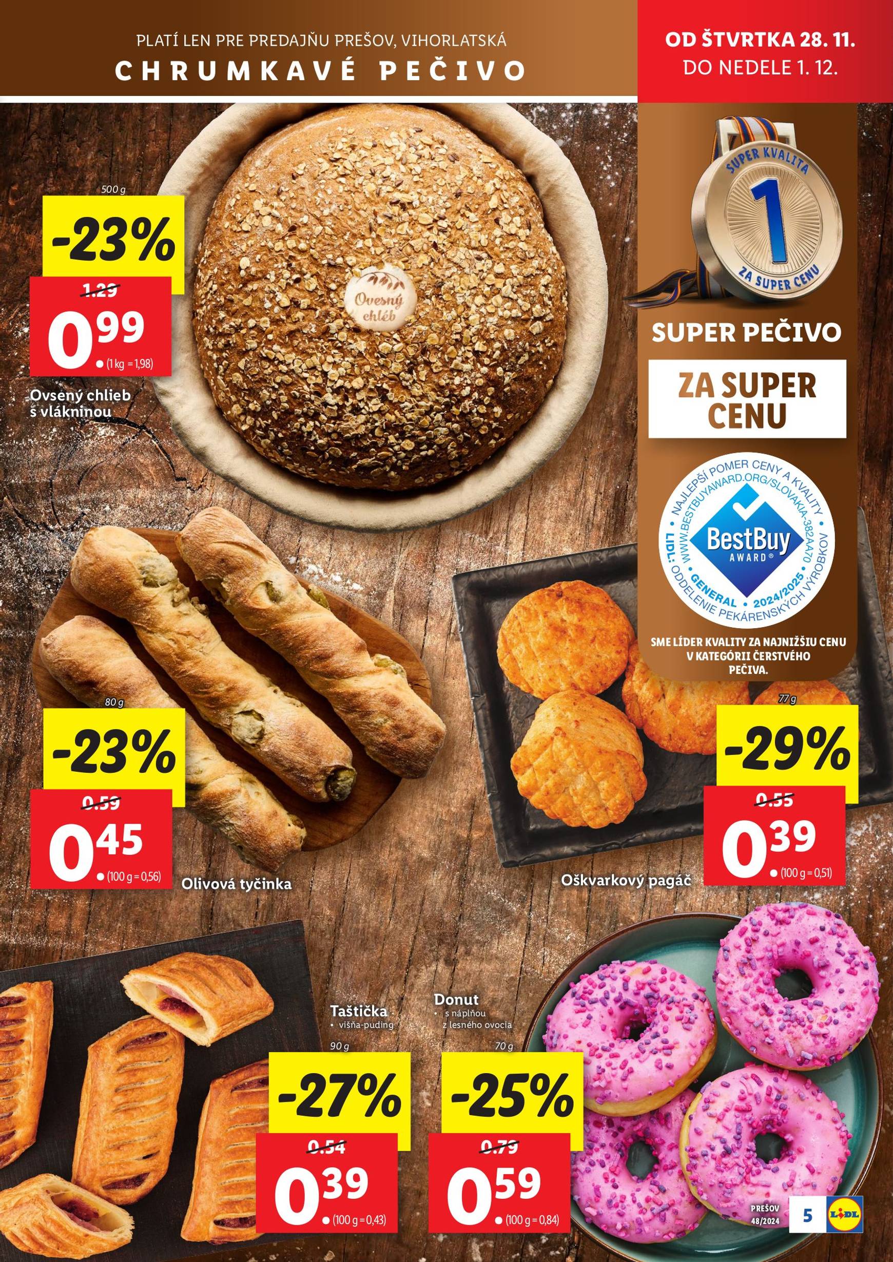 lidl - Lidl - Nová predajňa Prešov leták platný od 28.11. - 04.12. - page: 5