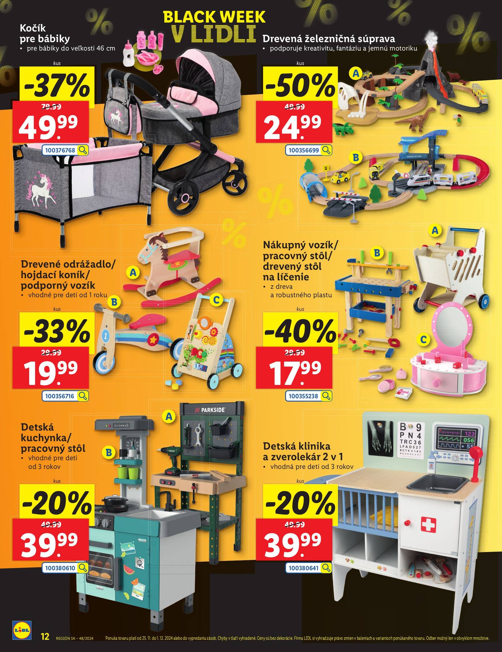 lidl - Lidl.sk - Black Friday leták platný od 25.11. - 01.12. - page: 12