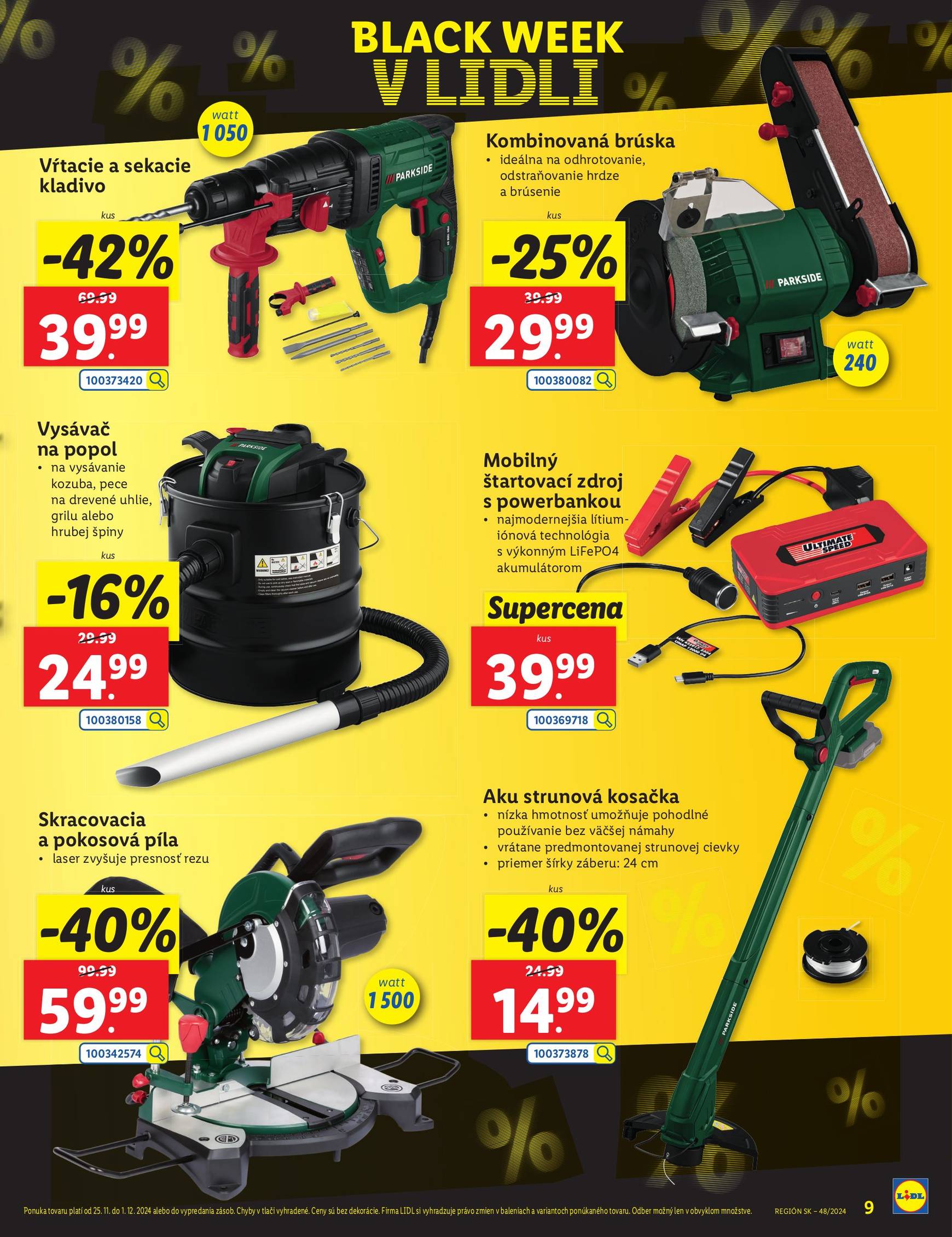 lidl - Lidl.sk - Black Friday leták platný od 25.11. - 01.12. - page: 9