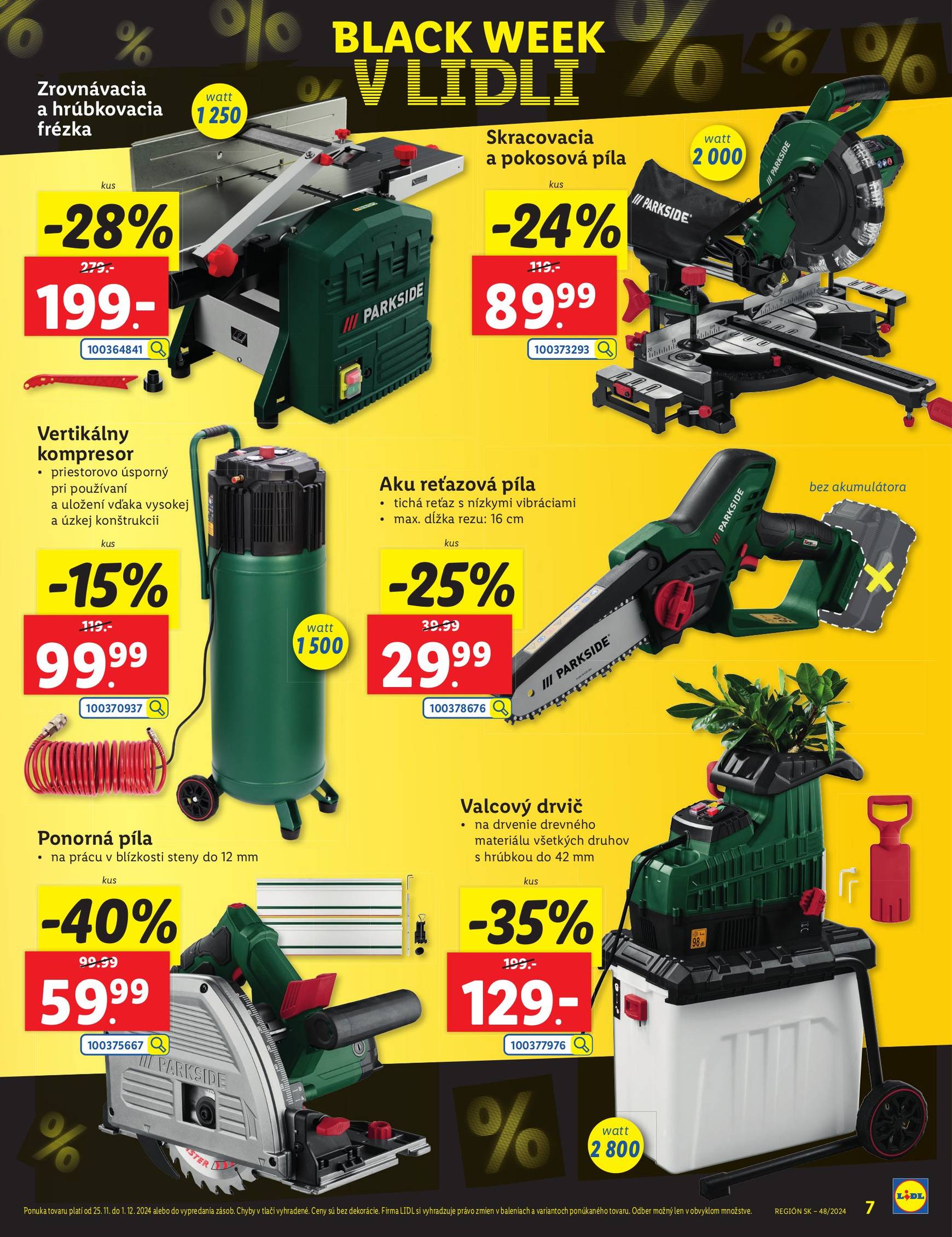 lidl - Lidl.sk - Black Friday leták platný od 25.11. - 01.12. - page: 7