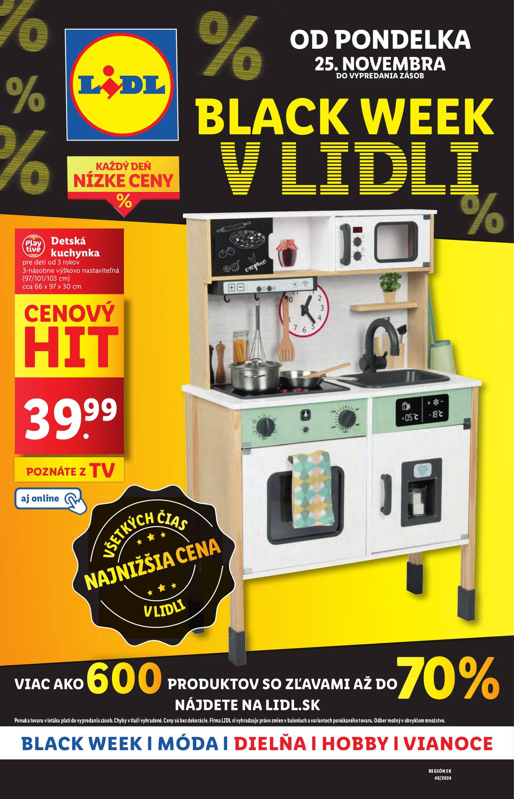 lidl - Lidl - Black Friday leták platný od 25.11. - 01.12.