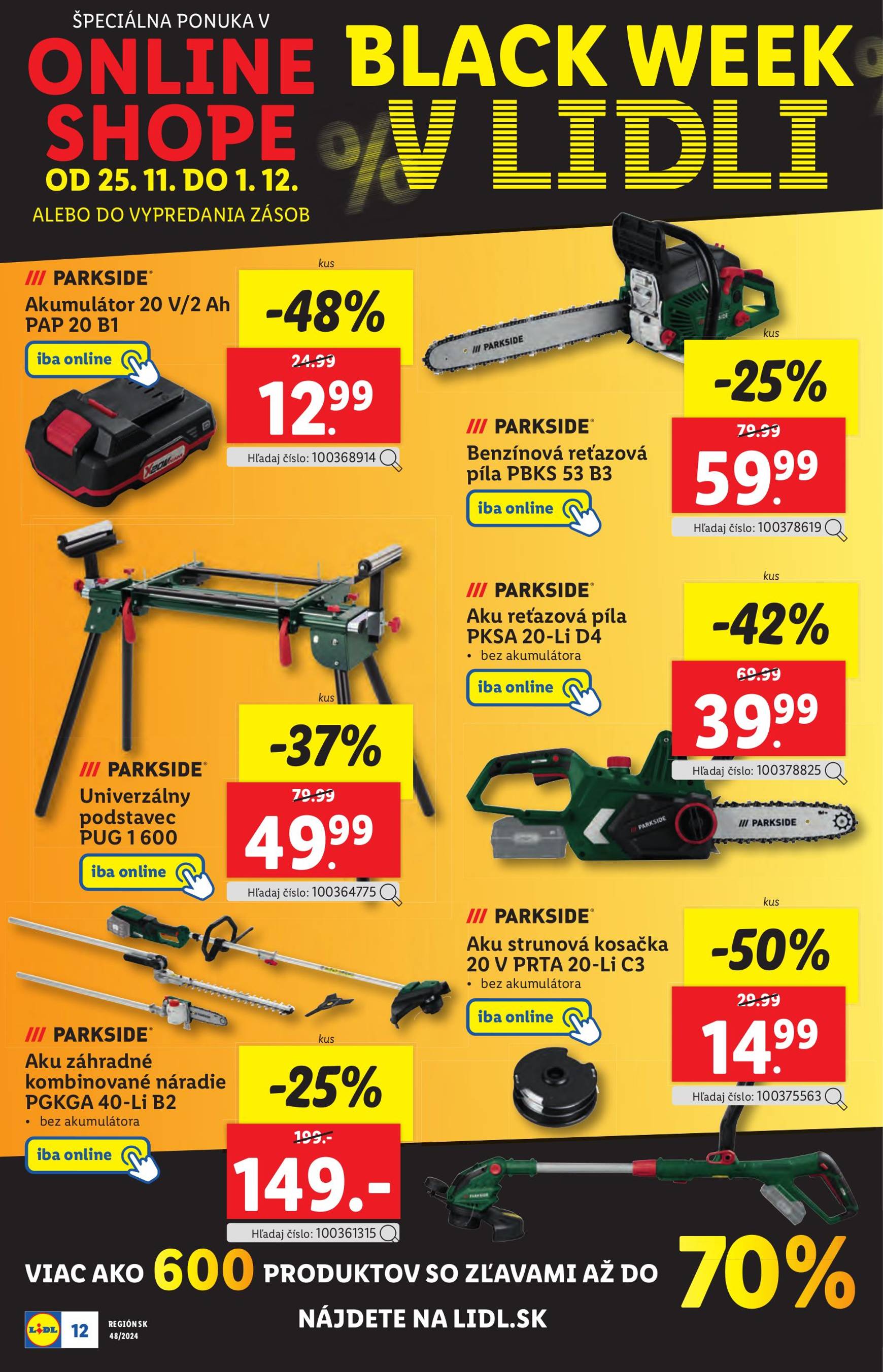 lidl - Lidl - Black Friday leták platný od 25.11. - 01.12. - page: 12