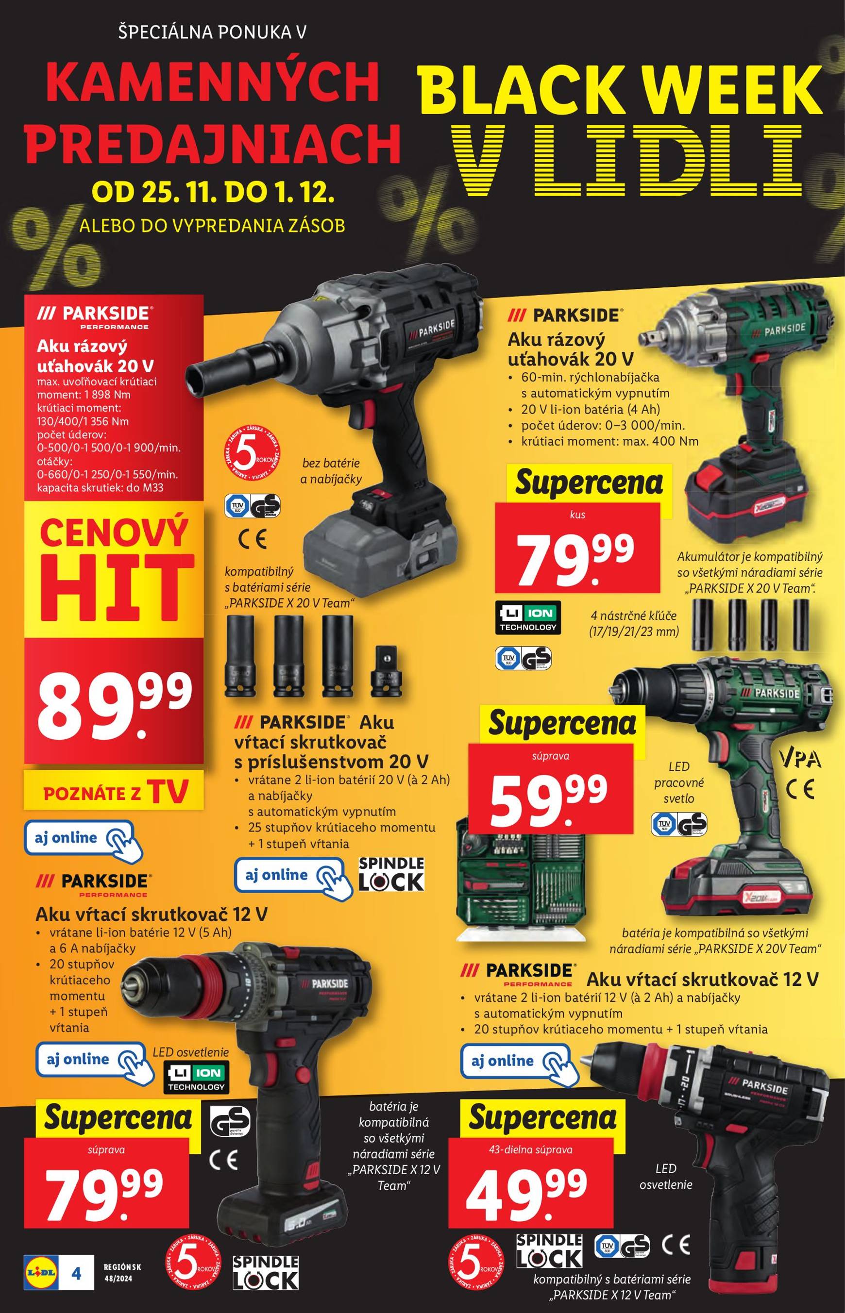 lidl - Lidl - Black Friday leták platný od 25.11. - 01.12. - page: 4