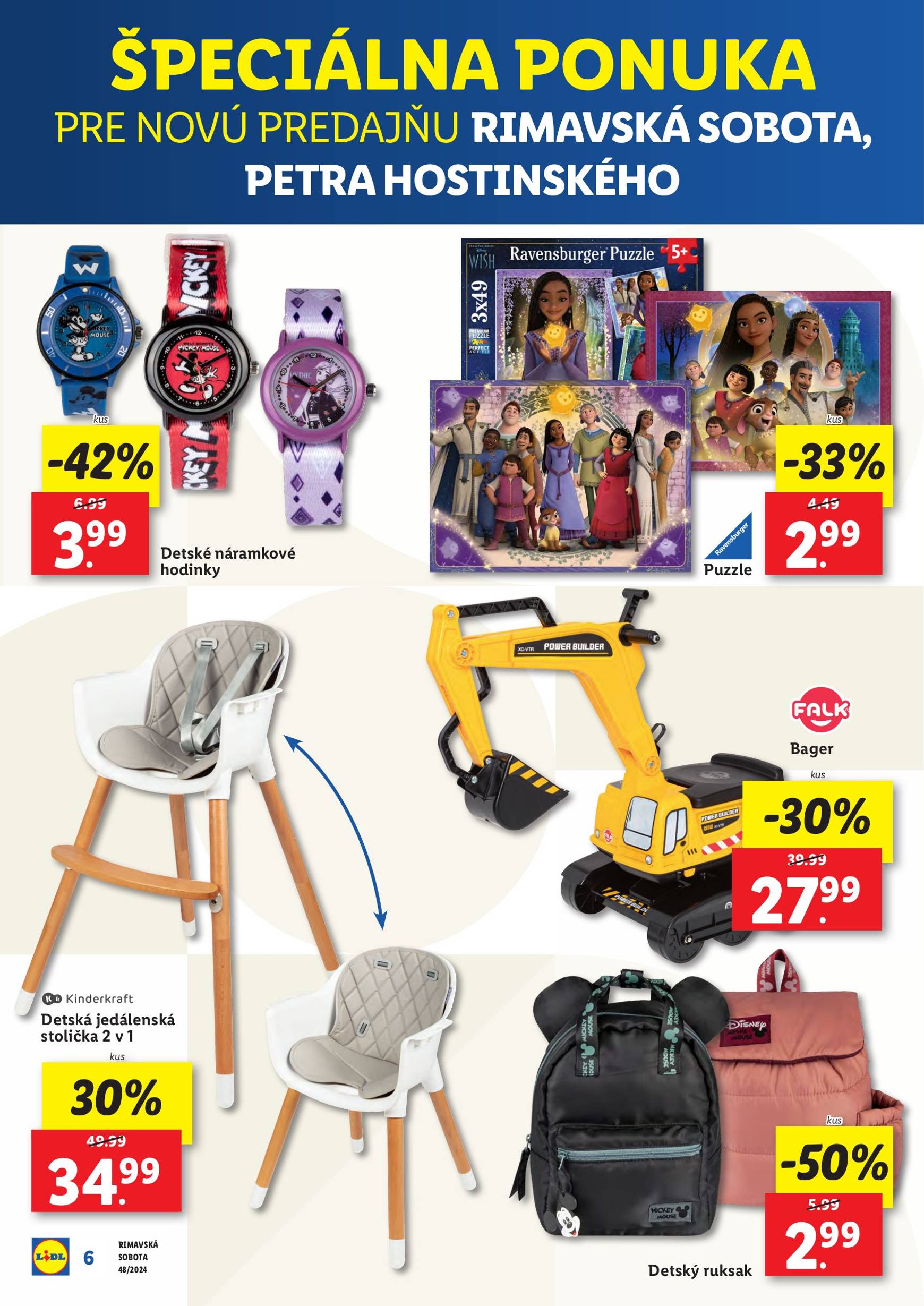 lidl - Lidl - Nová predajňa v Rimavskej Sobote leták platný od 25.11. - 01.12. - page: 6