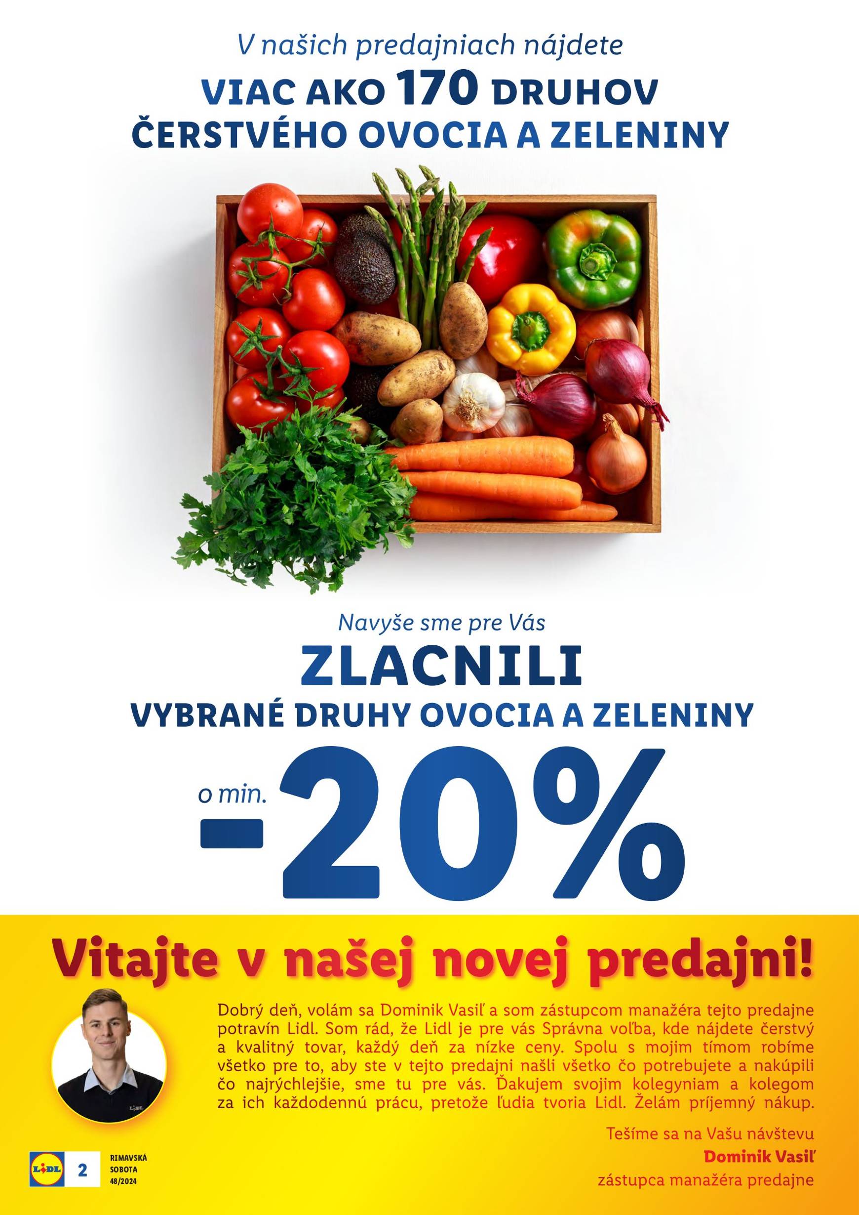 lidl - Lidl - Nová predajňa v Rimavskej Sobote leták platný od 25.11. - 01.12. - page: 2