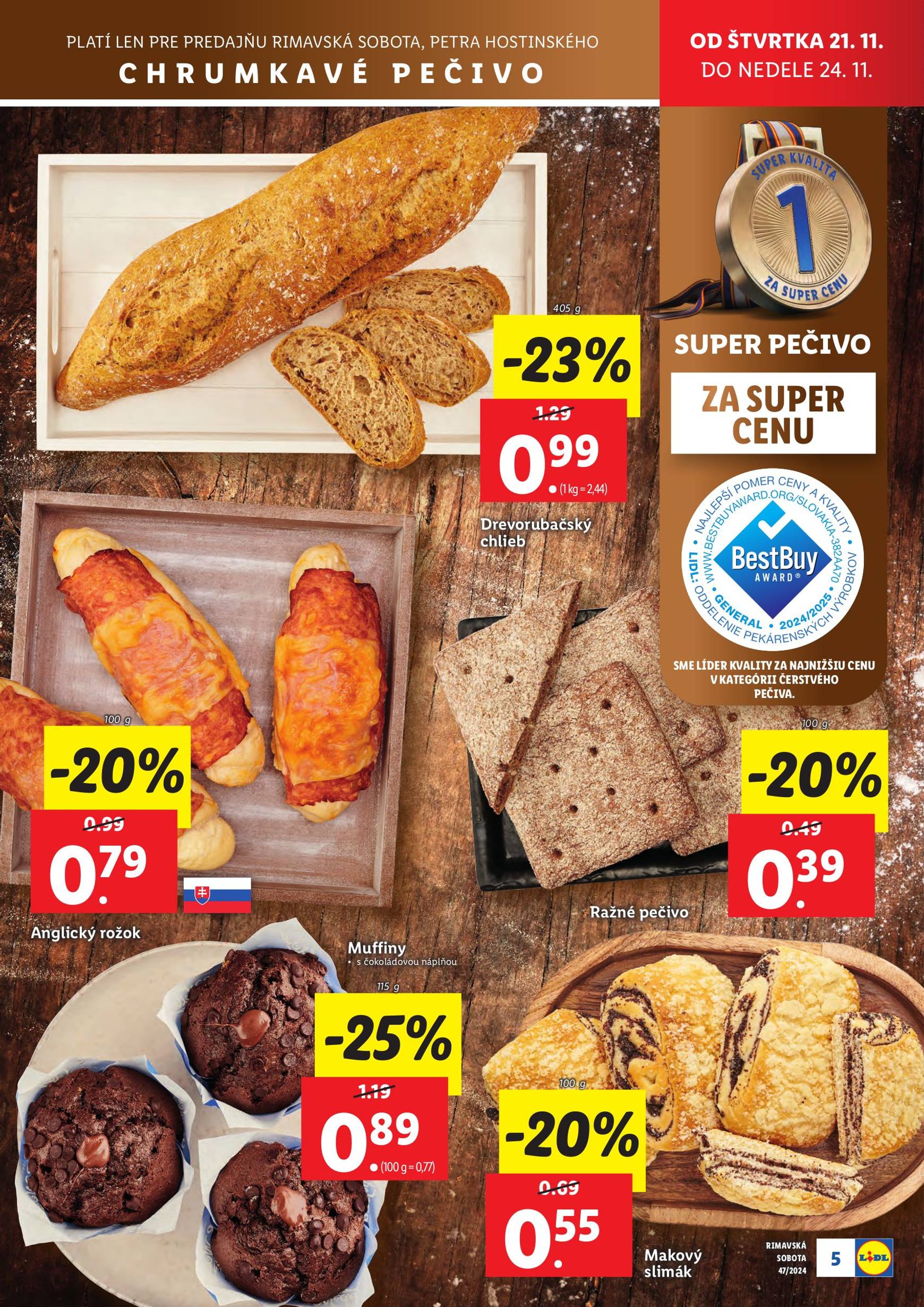 lidl - Lidl - Nová predajňa v Rimavskej Sobote leták platný od 21.11. - 27.11. - page: 5