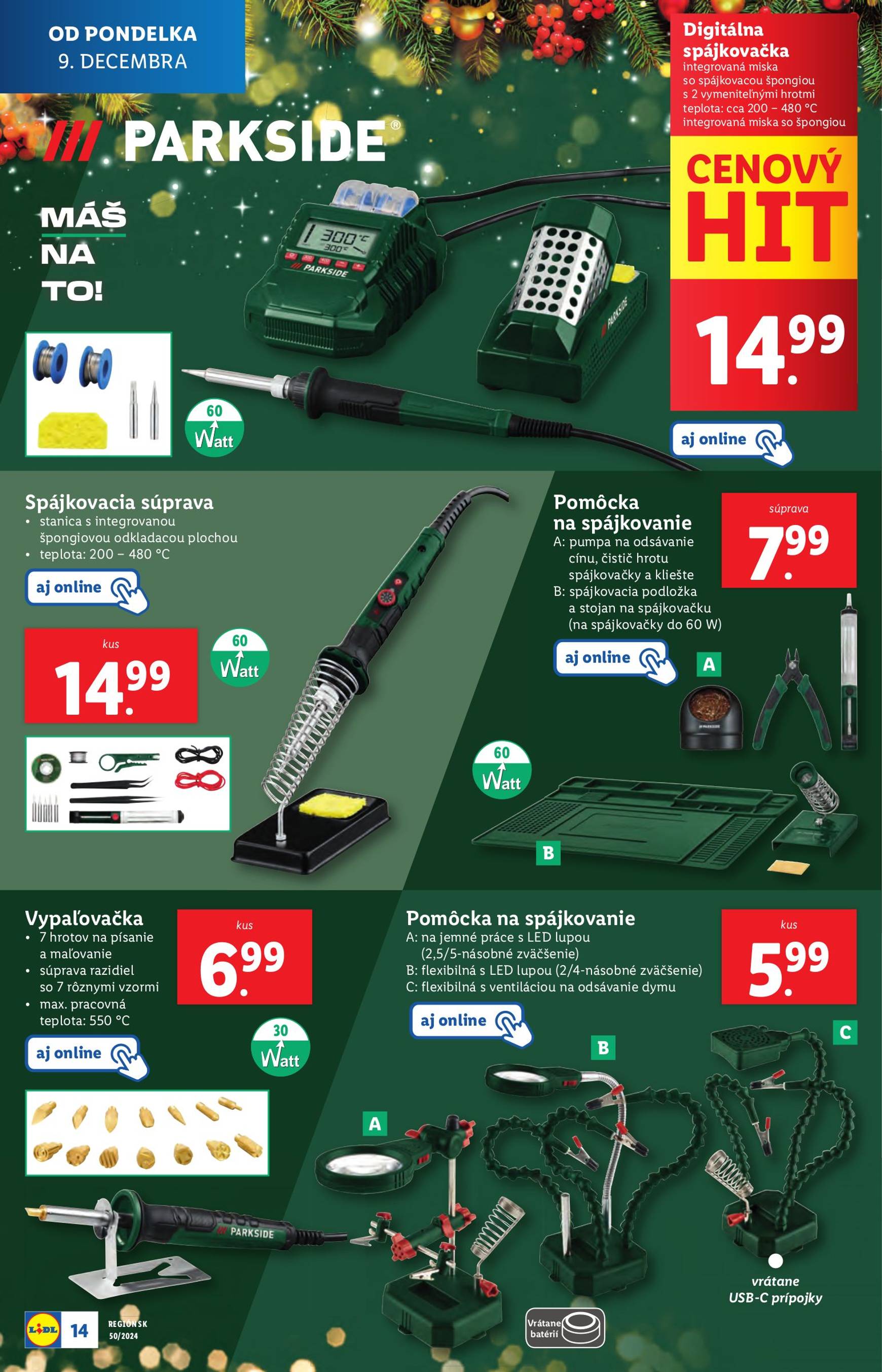 lidl - Lidl - Spotrebný tovar leták platný od 09.12. - 15.12. - page: 14