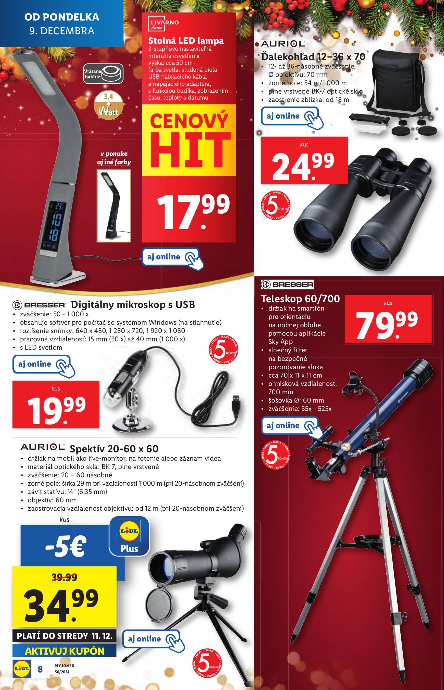 lidl - Lidl - Spotrebný tovar leták platný od 09.12. - 15.12. - page: 8