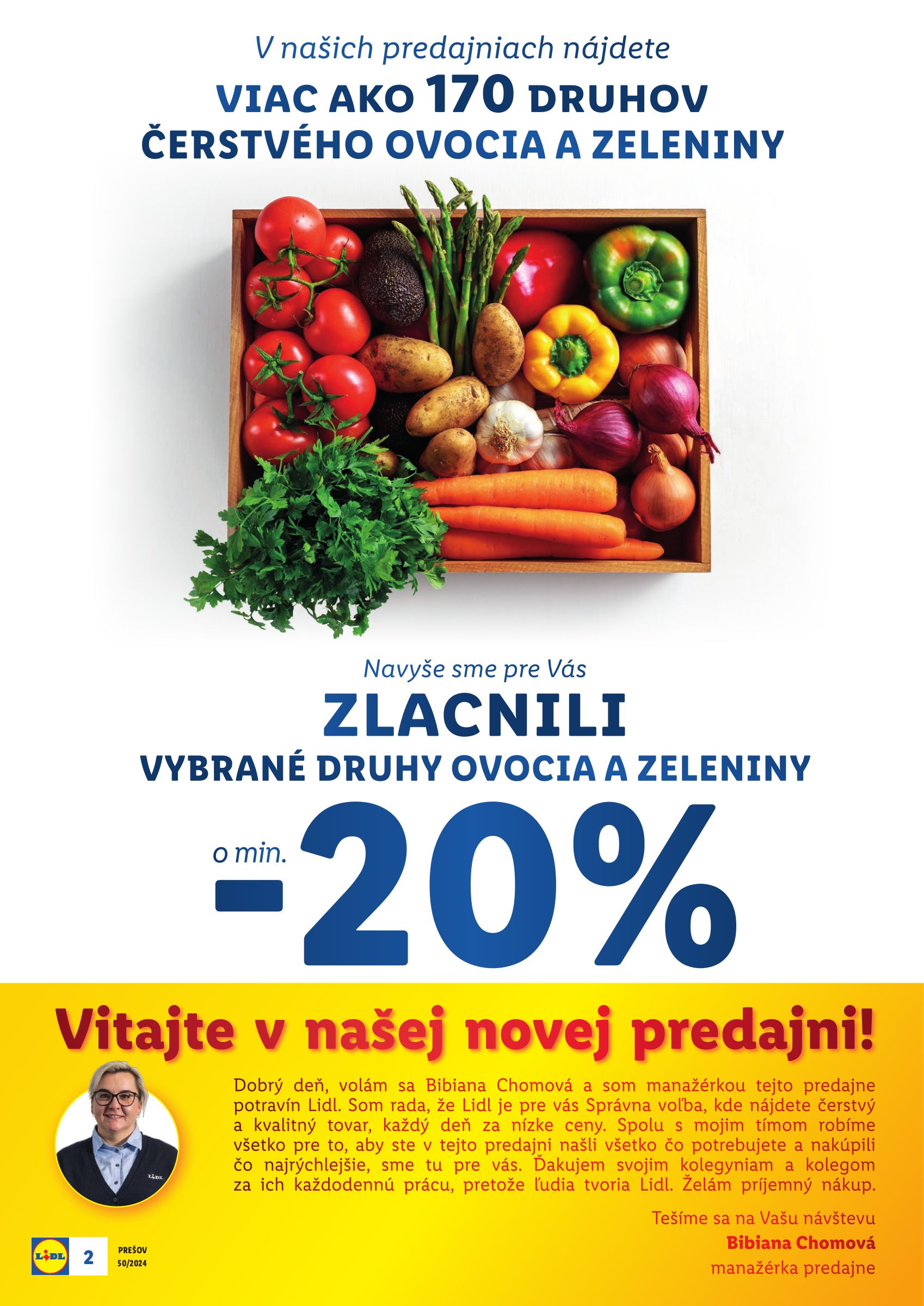 lidl - Lidl - Nová predajňa v Prešove leták platný od 09.12. - 15.12. - page: 2