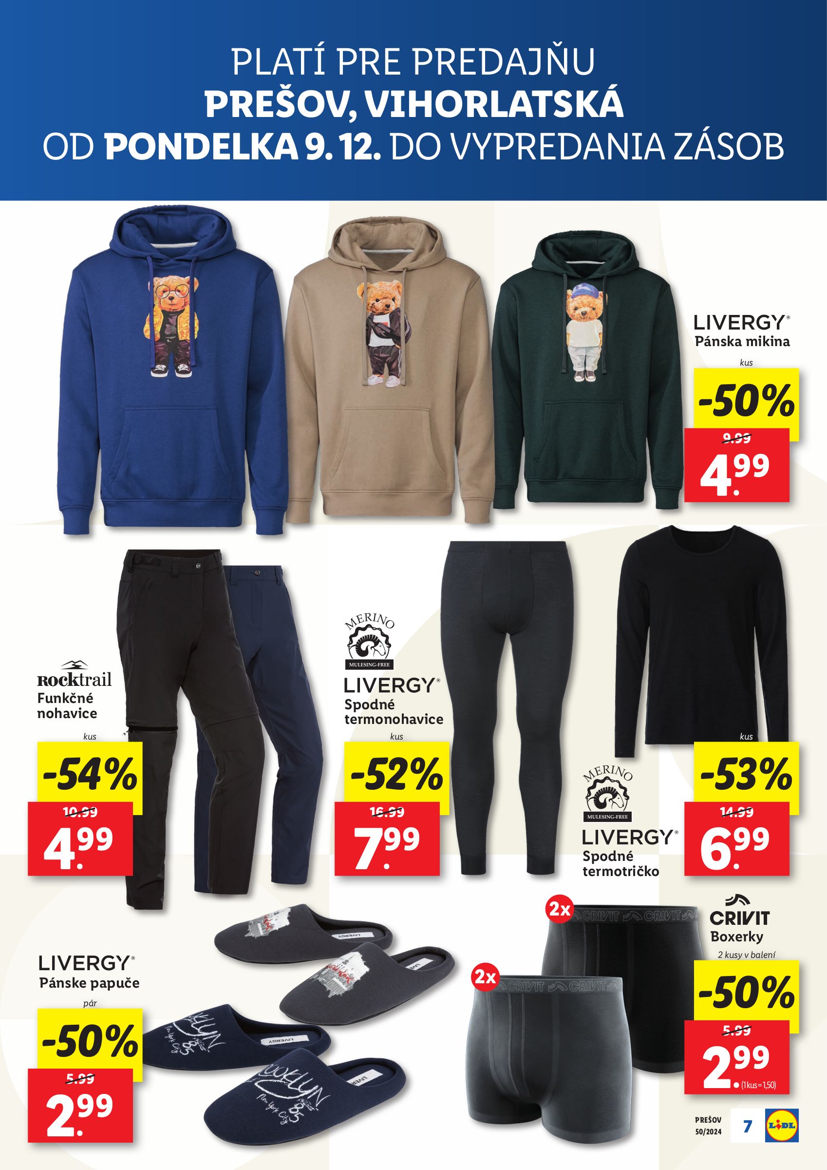 lidl - Lidl - Nová predajňa v Prešove leták platný od 09.12. - 15.12. - page: 7