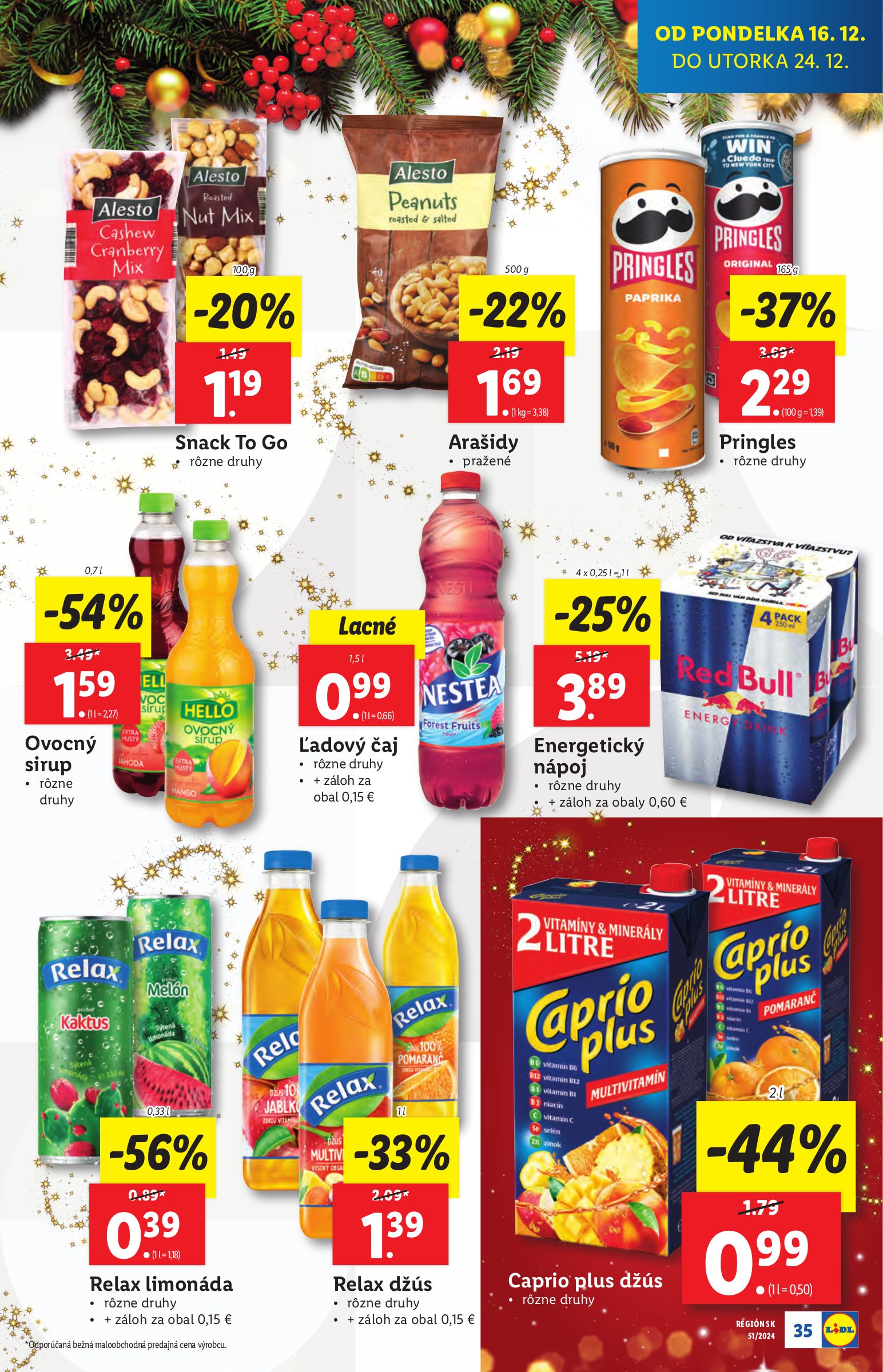 lidl - Lidl leták platný od 16.12. - 24.12. - page: 39