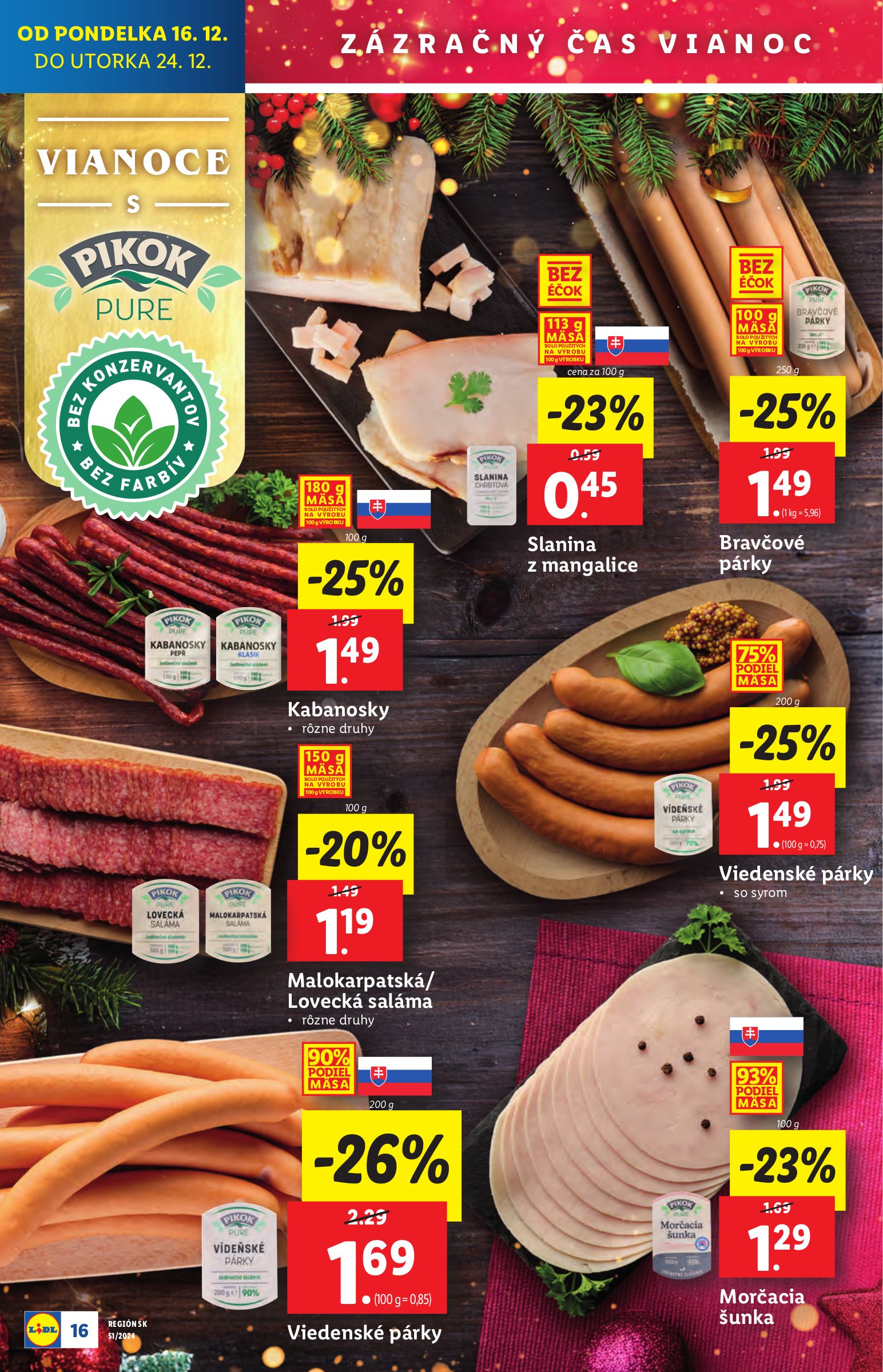 lidl - Lidl leták platný od 16.12. - 24.12. - page: 20