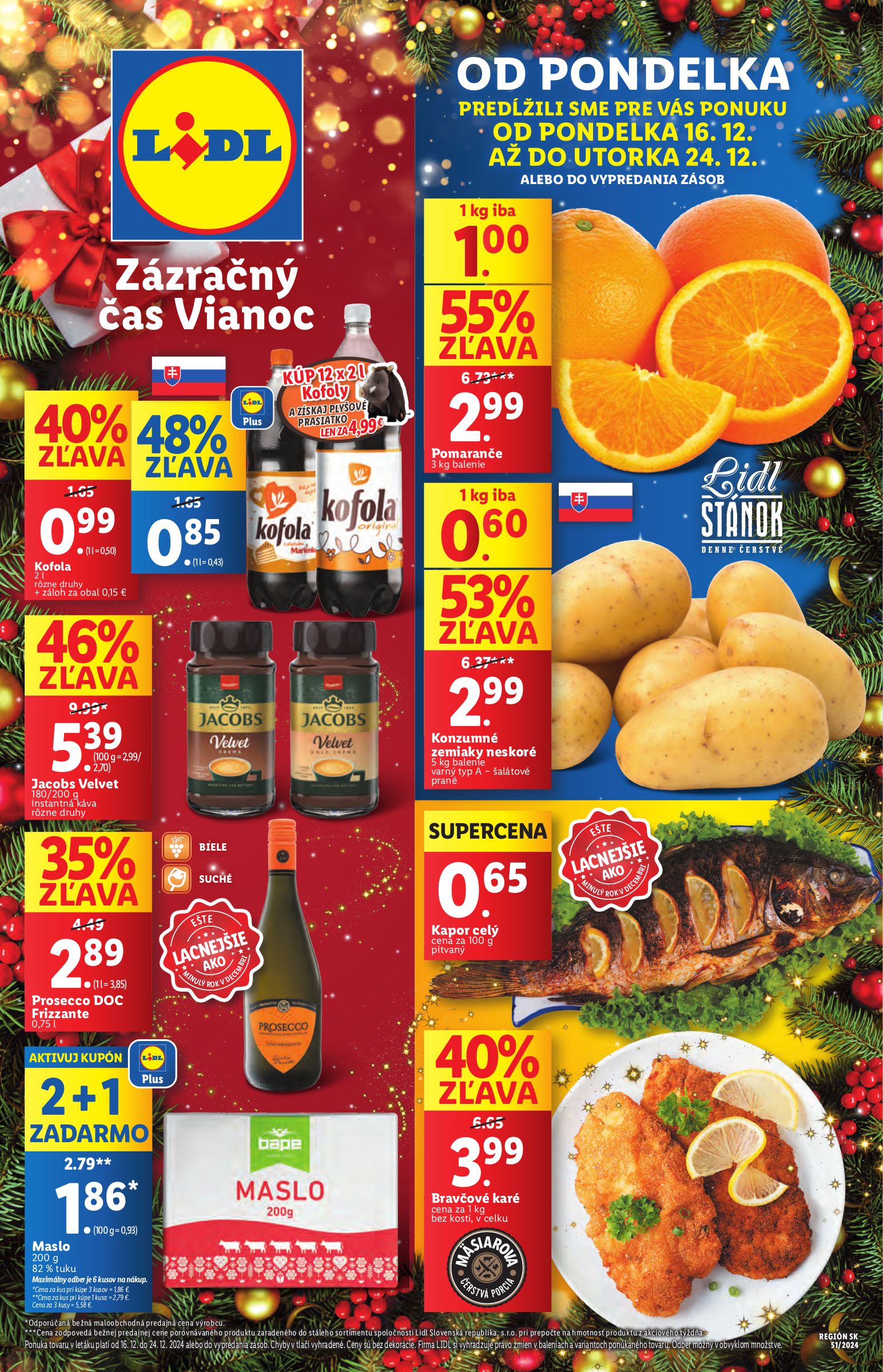 lidl - Lidl leták platný od 16.12. - 24.12.