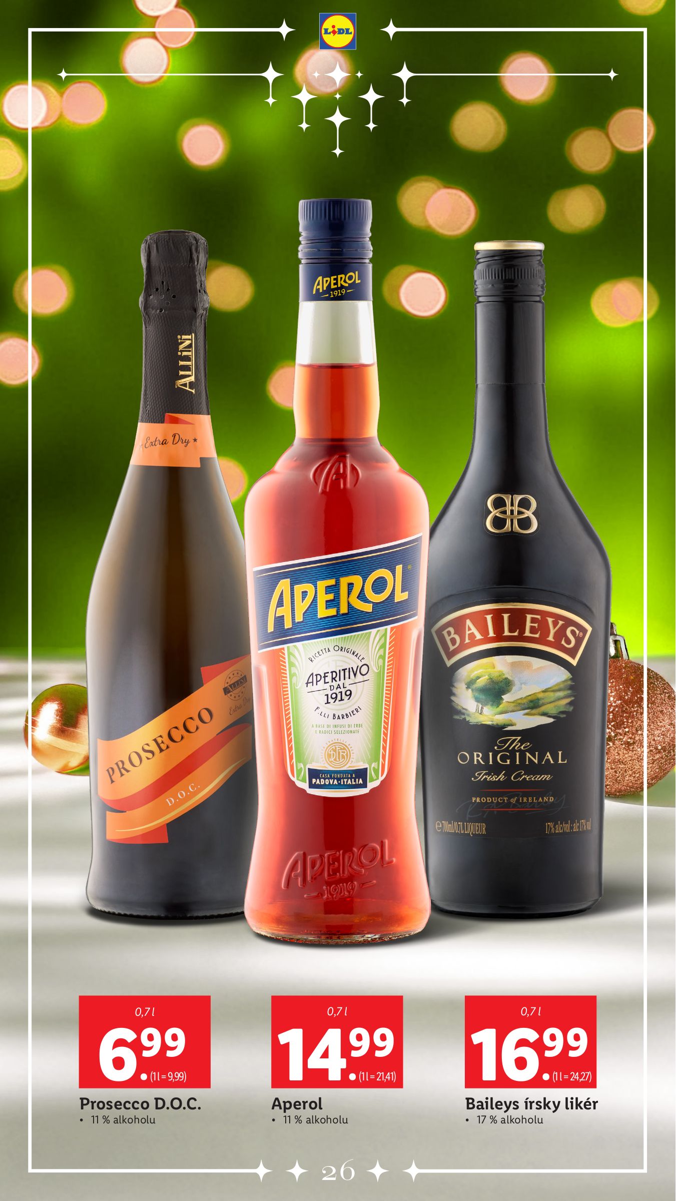 lidl - Lidl - Vianočný alkohol leták platný od 11.12. - 31.12. - page: 26