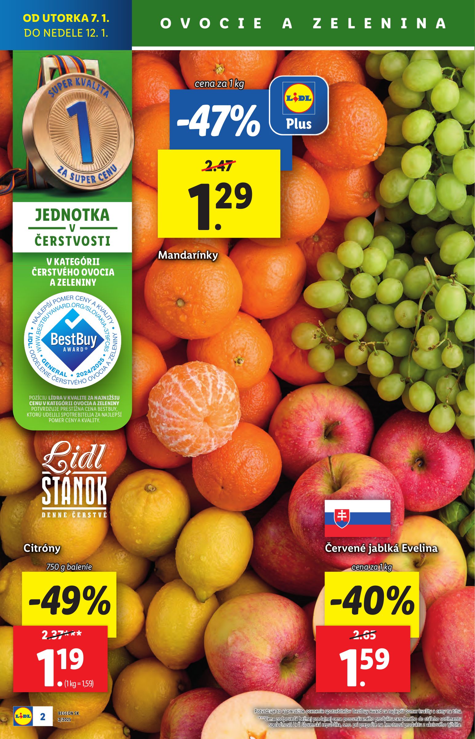 lidl - Lidl leták platný od 07.01. - 12.01. - page: 2