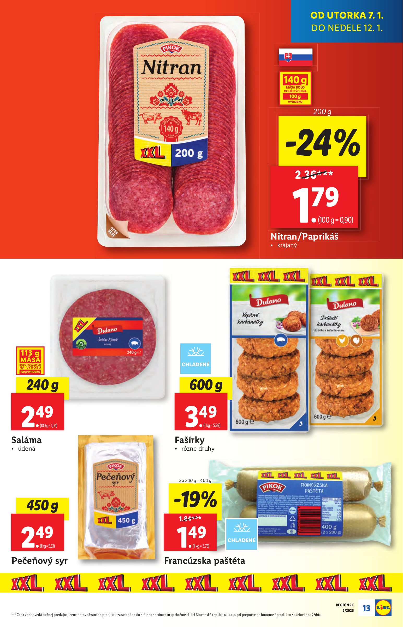 lidl - Lidl leták platný od 07.01. - 12.01. - page: 13