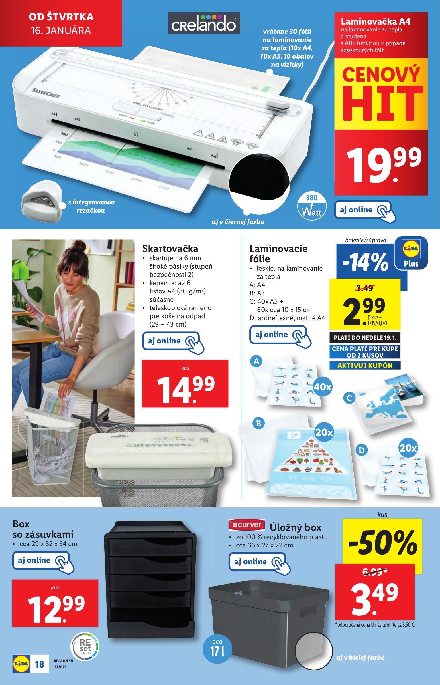 lidl - Lidl - Spotrebný tovar leták platný od 13.01. - 19.01. - page: 20