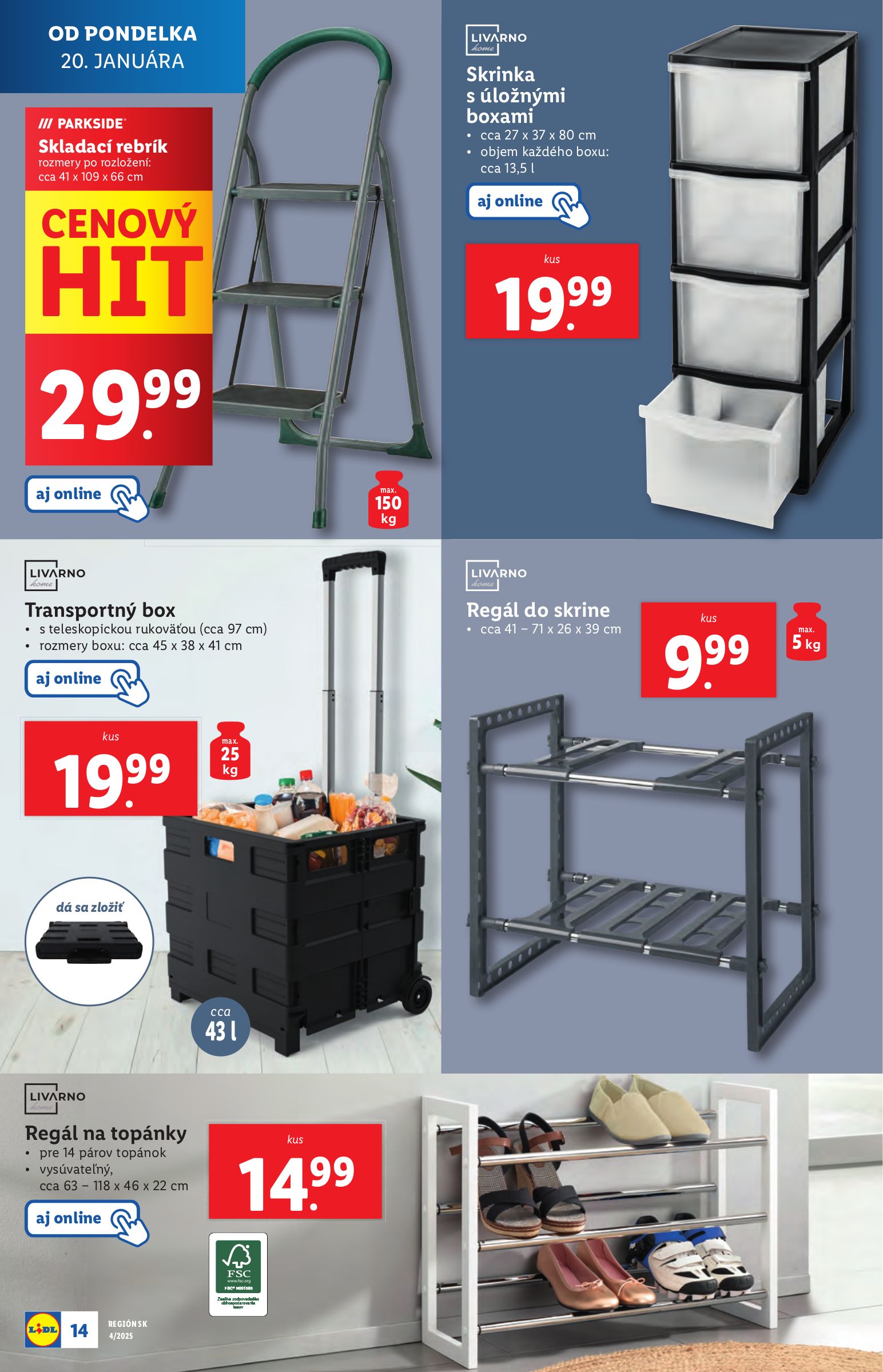 lidl - Lidl - Spotrebný tovar leták platný od 20.01. - 26.01. - page: 14