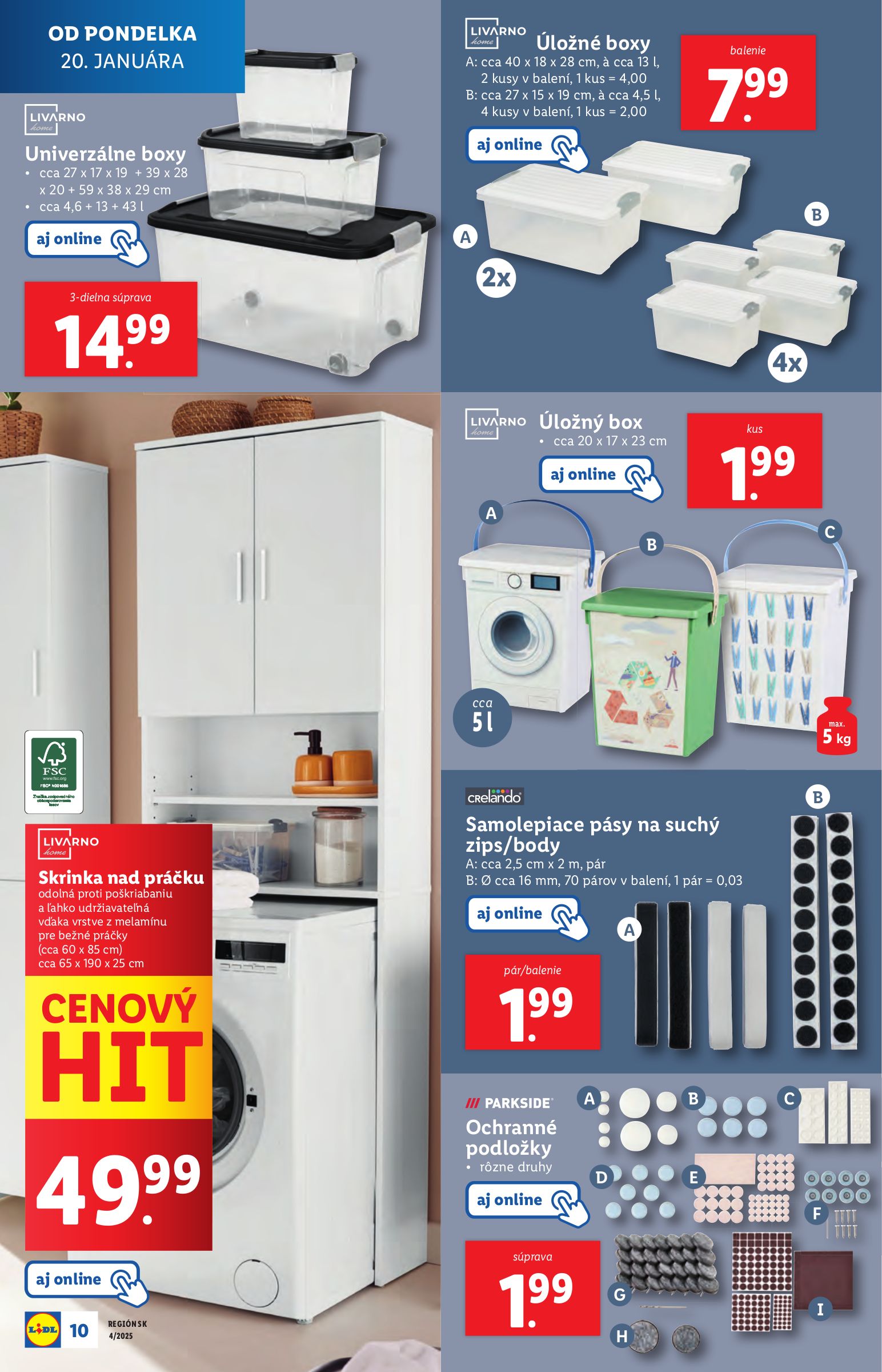 lidl - Lidl - Spotrebný tovar leták platný od 20.01. - 26.01. - page: 10