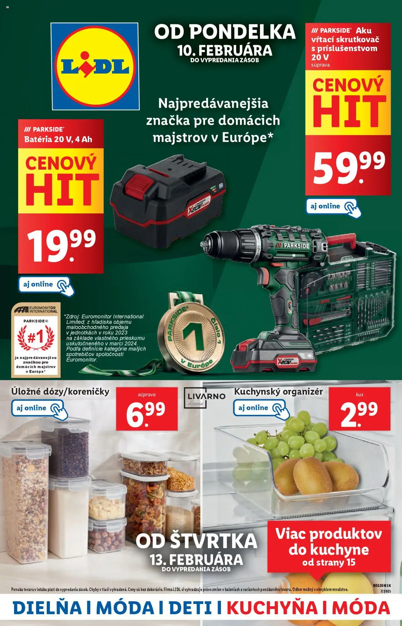 lidl - Lidl spotrebný tovar 10.02.2025 - 16.02.2025